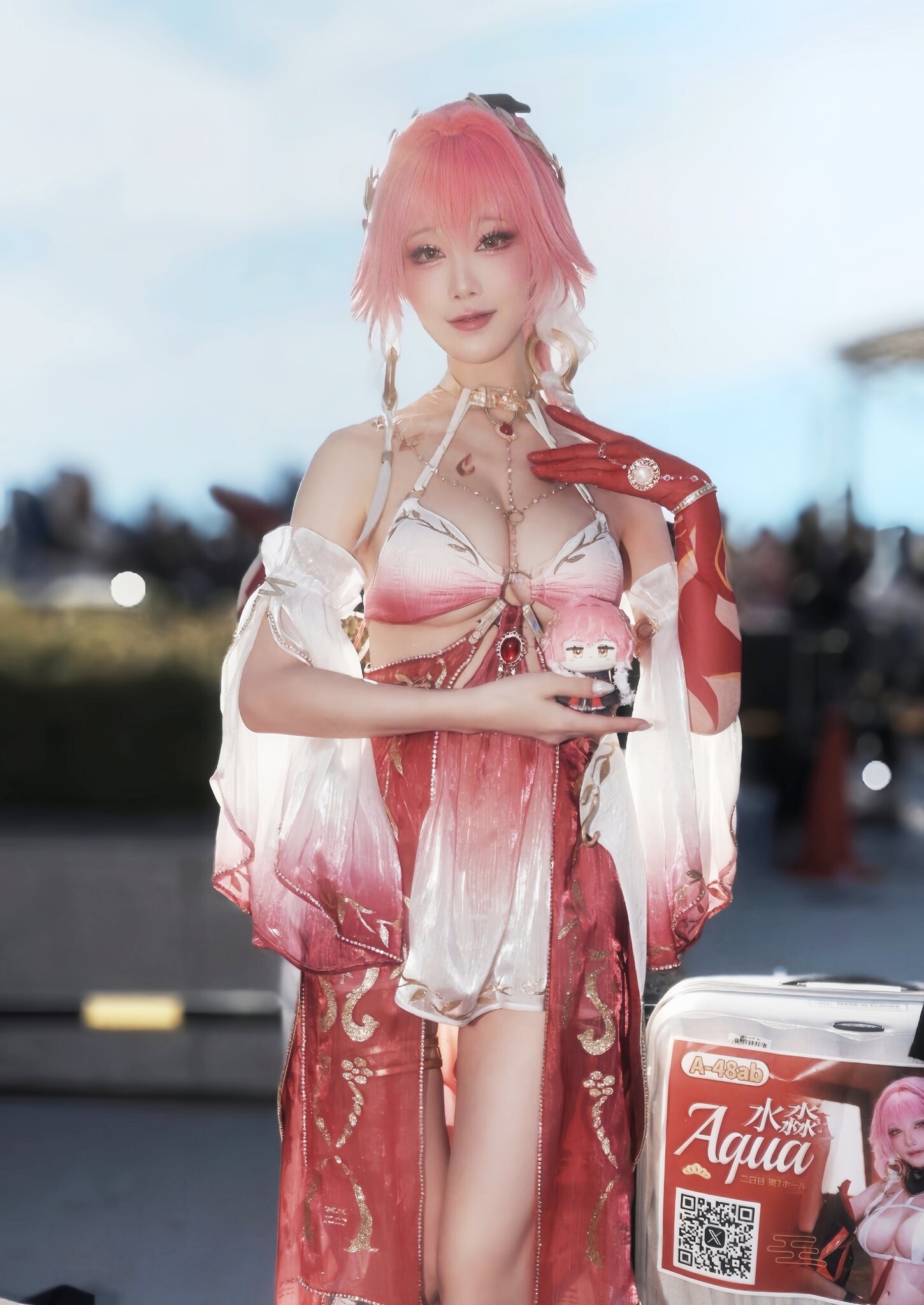 '[cosplay] 水淼Aqua - 鸣潮长离C107: Ảnh Thực Tế Tại Triển Lãm, Không Khí Sống Động 29P'