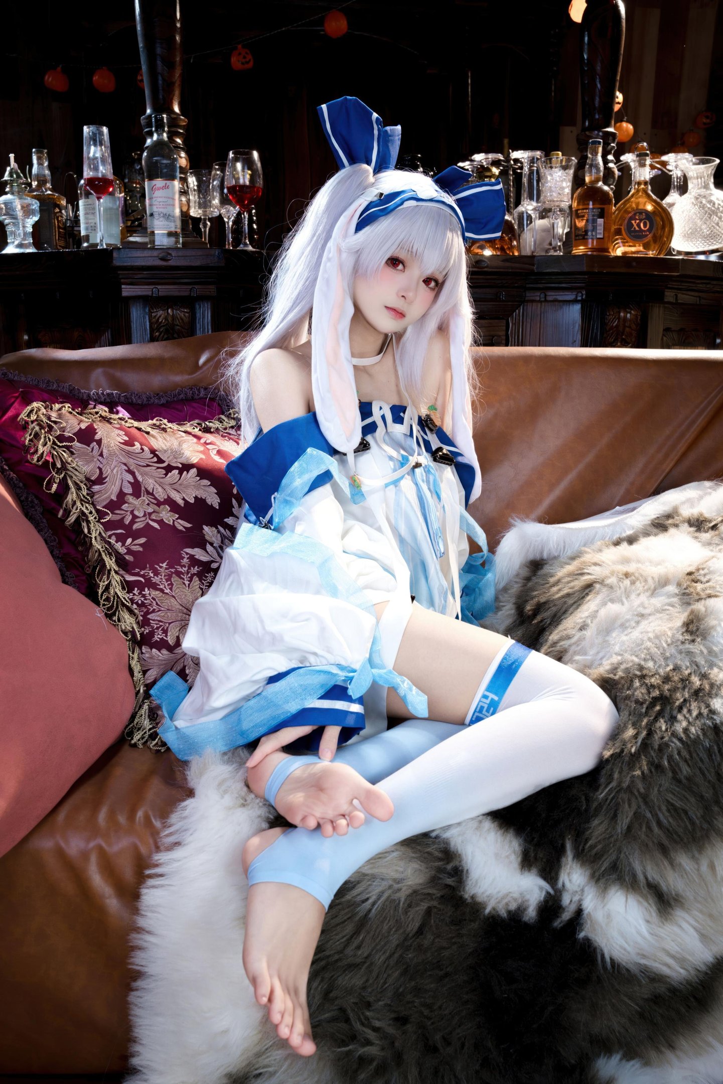 [cosplay] 九柒喵 - 拉菲II：角色还原度在线 白丝与玉足细节很抓眼的少女系cos 46P