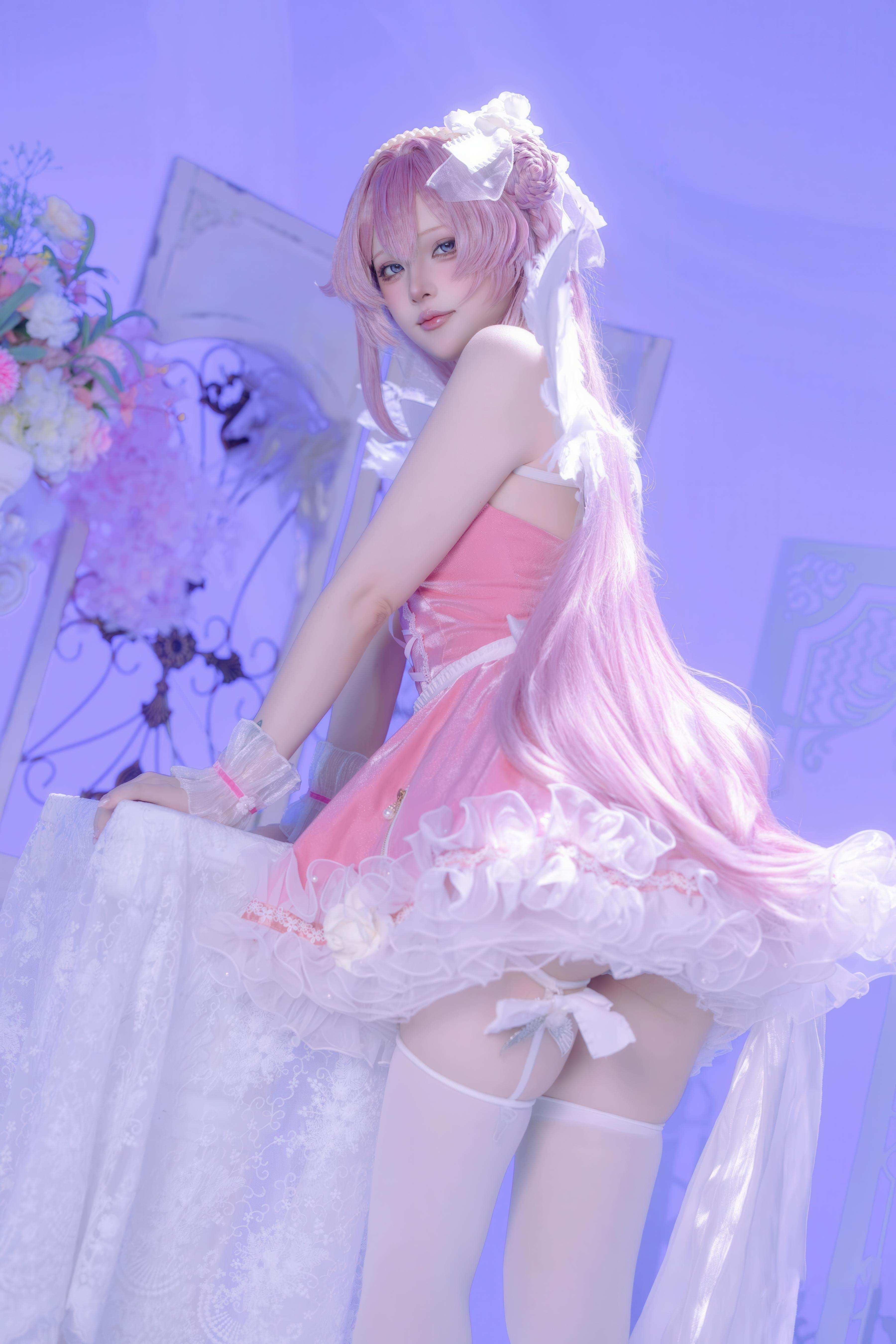 [costume hóa] 屿鱼 - 桃乐丝·黎明派对: Khôi phục nhân vật trong không khí tiệc tùng, cô gái trắng chân dài rất thu hút 63P