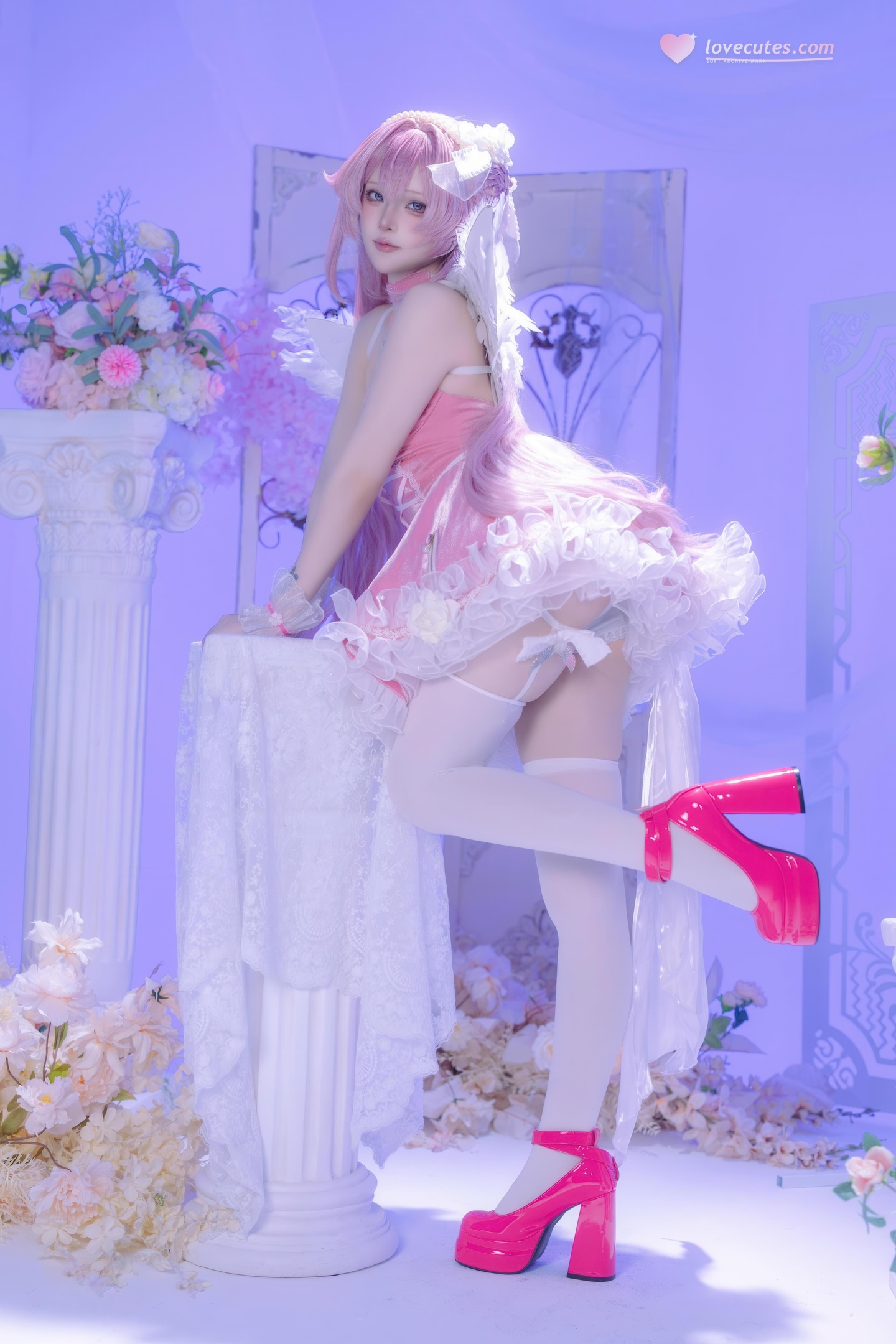 [costume hóa] 屿鱼 - 桃乐丝·黎明派对: Khôi phục nhân vật trong không khí tiệc tùng, cô gái trắng chân dài rất thu hút 63P