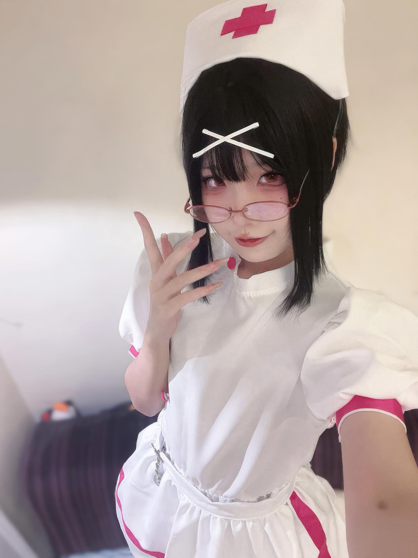 [costume] 清水凪 - Y tá nhỏ đêm khuya: Phong cách y tá kính trắng, tinh khiết trong không khí ca trực 31P