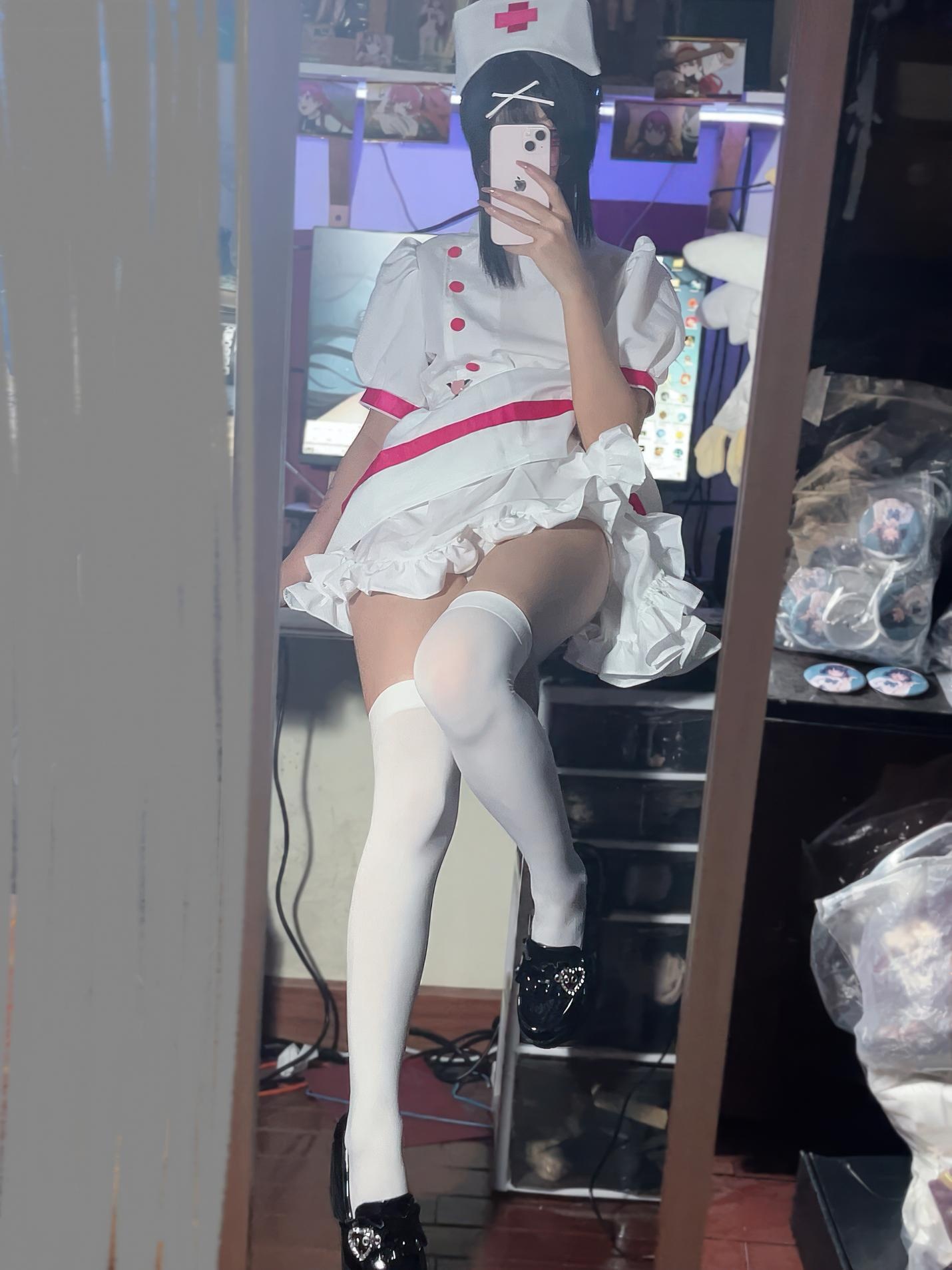 [costume] 清水凪 - Y tá nhỏ đêm khuya: Phong cách y tá kính trắng, tinh khiết trong không khí ca trực 31P