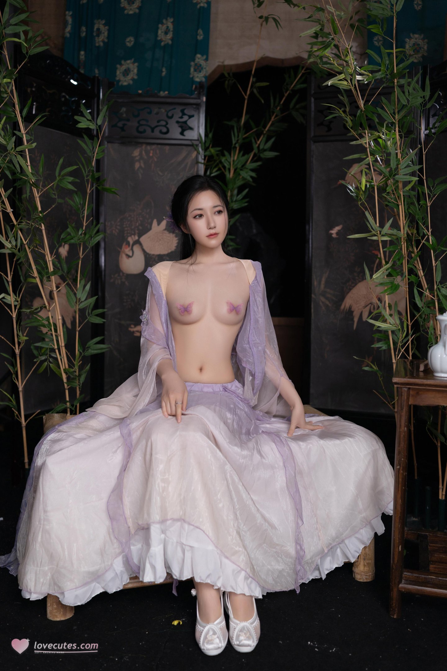 [모델] 어란피쉬 - 나비: 고풍 나비 테마의 경쾌한 분위기, 아름다운 다리 라인과 카메라 연출이 돋보이는 120P