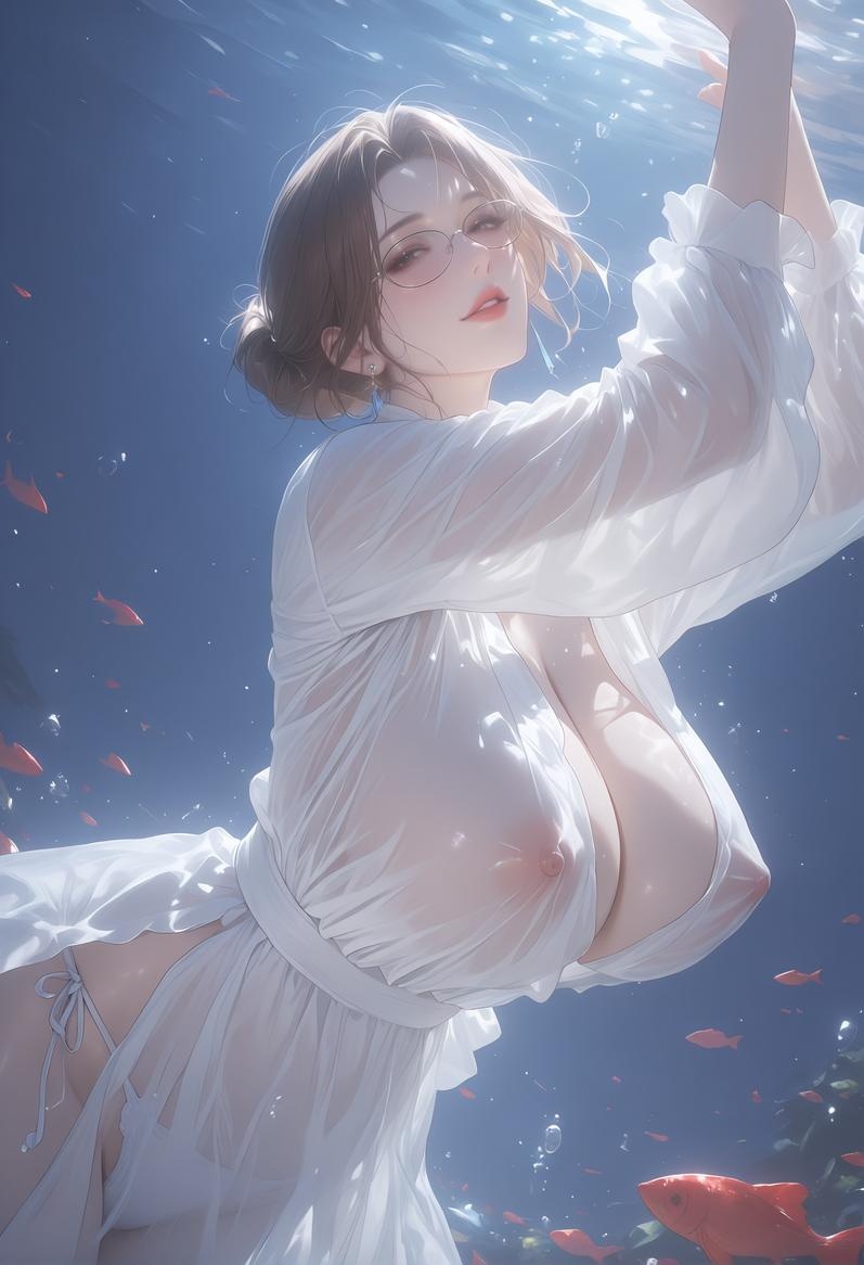 Cô Gái Anime Tạo Bởi AI - 轻熟风: Sắc Đẹp Phụ Nữ Trưởng Thành Với Vòng Một Khủng, Đường Cong Hoàn Hảo 63P
