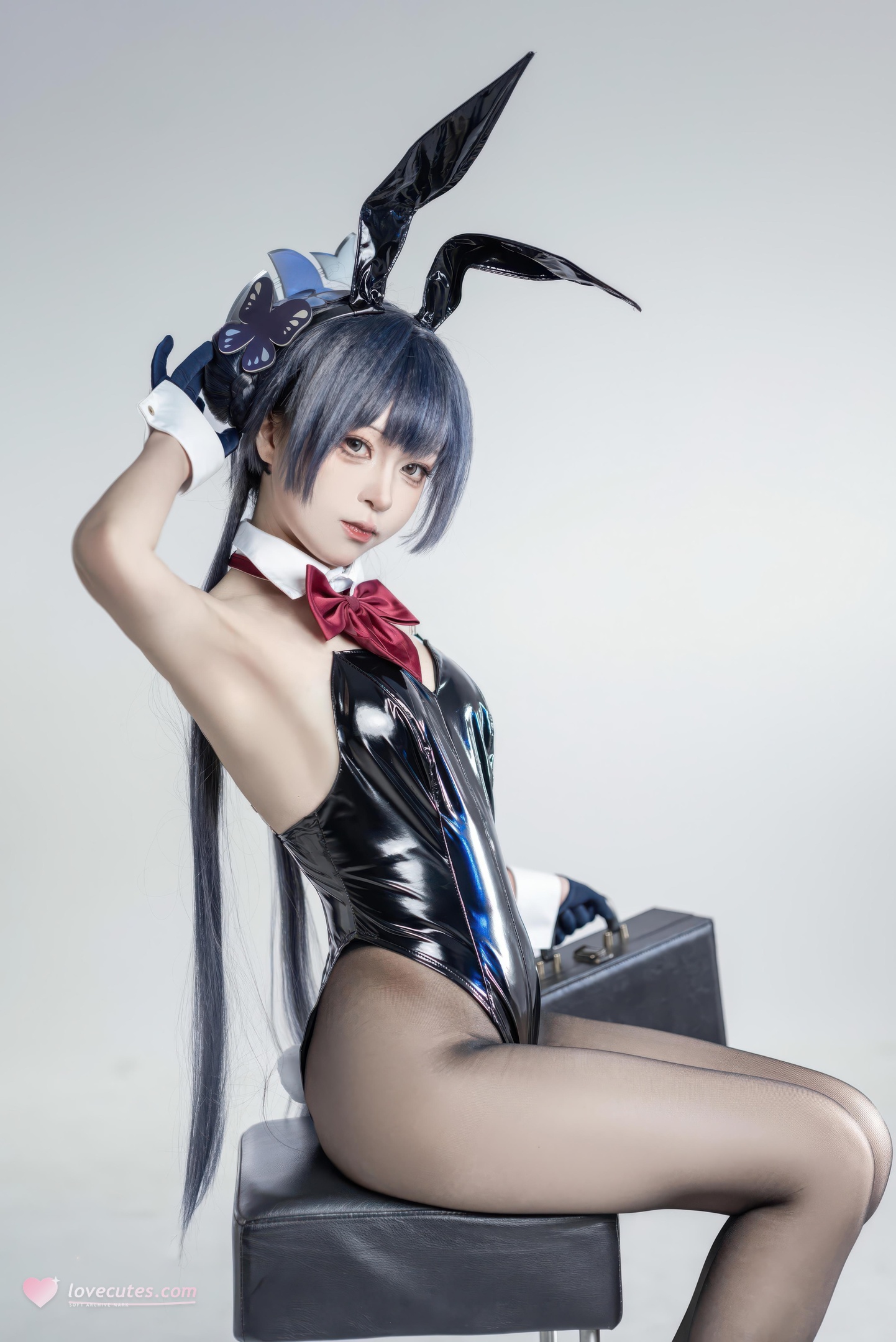 [costume] Vector Fish - Huyết Tử Thỏ Nữ: Thỏ Nữ Cao Gót Đen, Đùi Cong Ngực Đẹp 28P