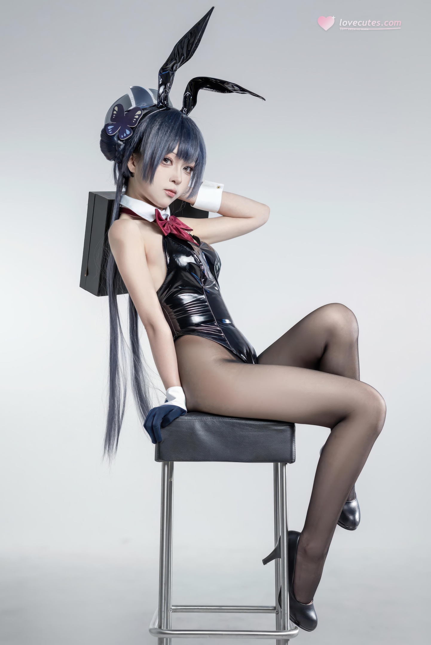 [costume] Vector Fish - Huyết Tử Thỏ Nữ: Thỏ Nữ Cao Gót Đen, Đùi Cong Ngực Đẹp 28P