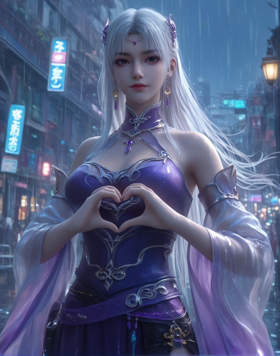 Cô Gái Anime Tạo Bởi AI - 小医仙与古风美女：Tắm Suối Nước Nóng Với Vòng Một Khủng - Bộ Sưu Tập Hai Chủ Đề 153P