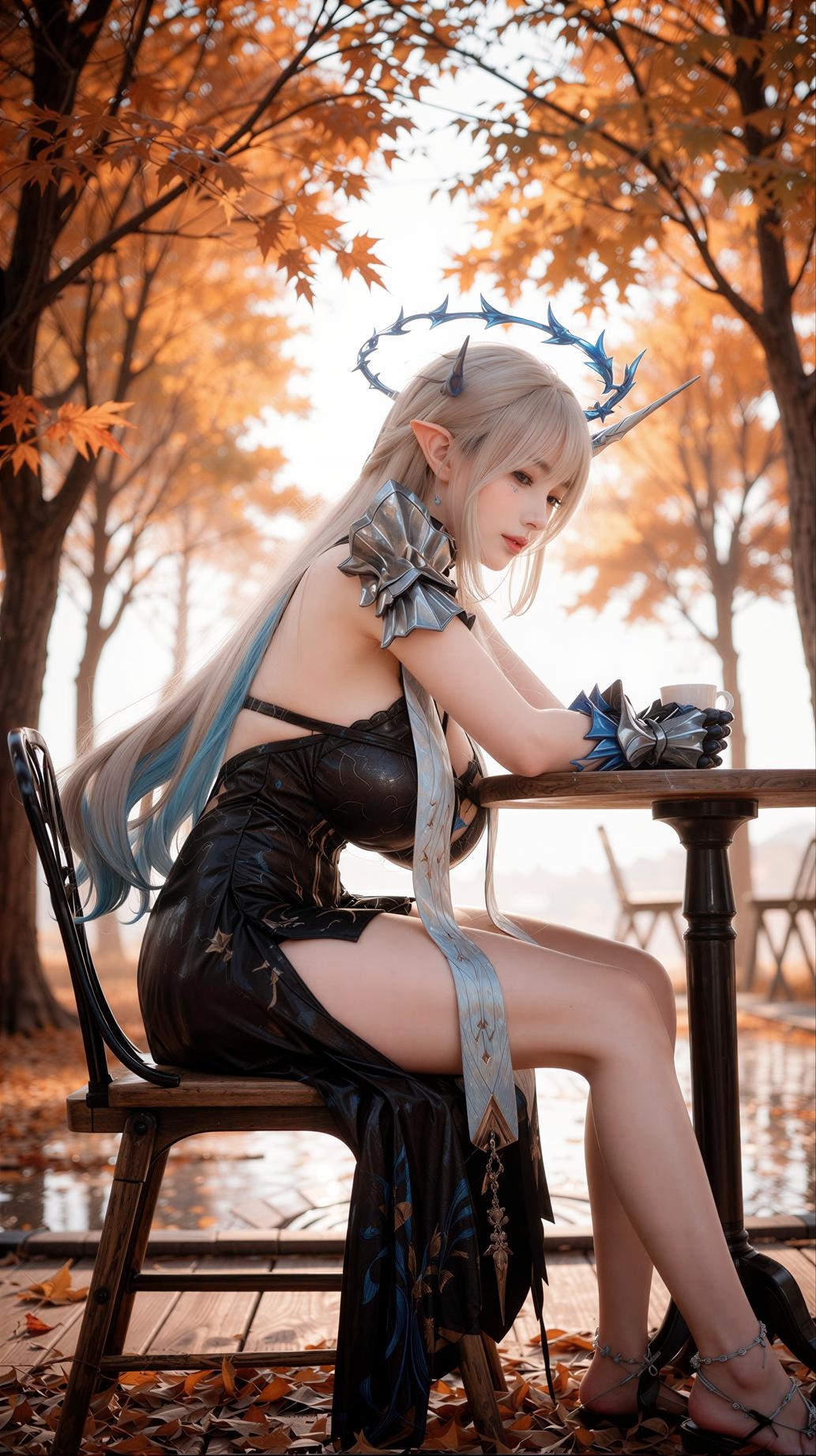AI Generated Anime Girl - Patreon写实COS合集2：多角色泳装内衣制服 美腿美胸 66P