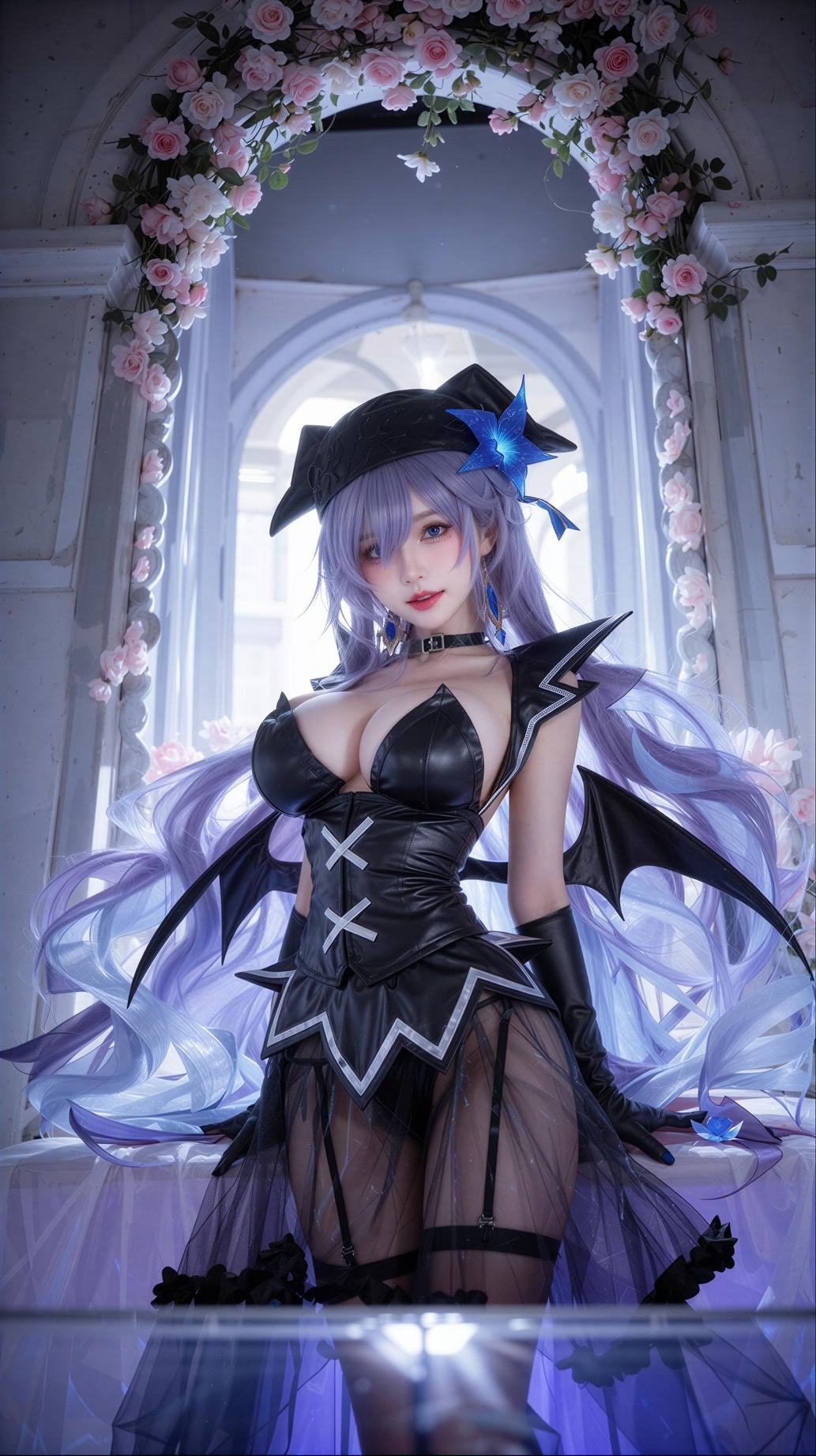 AI Generated Anime Girl - Patreon写实COS合集2：多角色泳装内衣制服 美腿美胸 66P