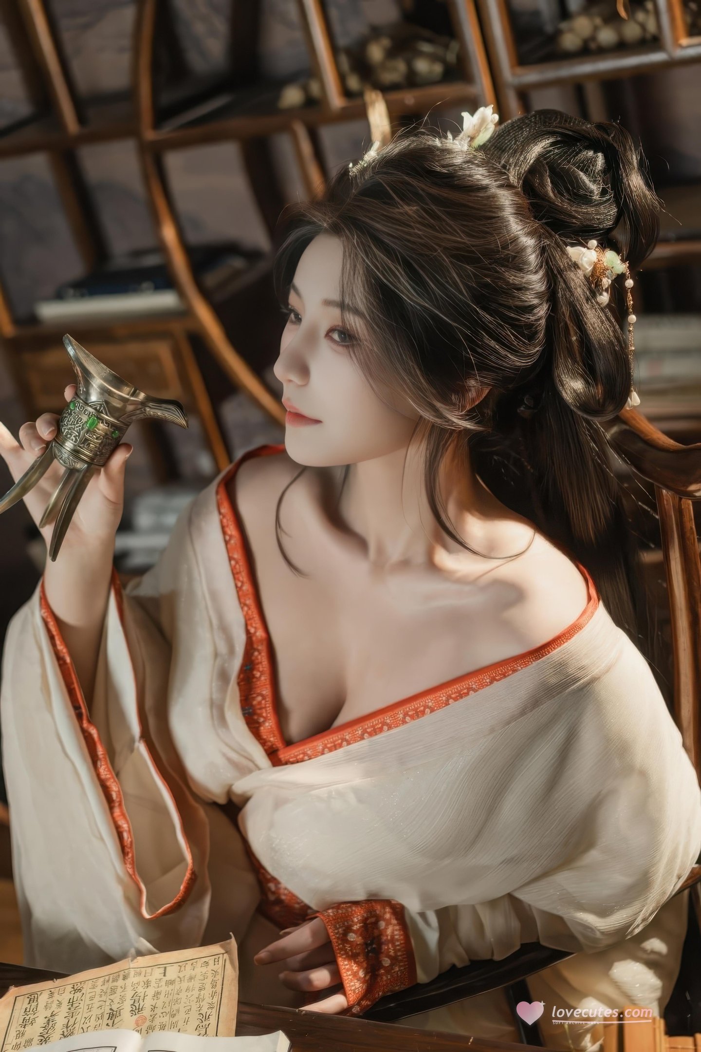 '[私房] 星澜 là chị em gọi là Lan Lan - Tình Yêu Mê Đắm: Dây Buộc Cổ Điển, Vải Mỏng, Ngực Khủng 74P1V'