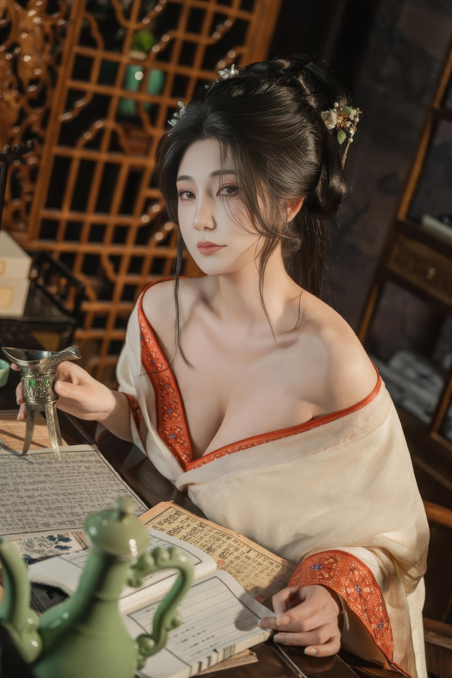 '[私房] 星澜 là chị em gọi là Lan Lan - Tình Yêu Mê Đắm: Dây Buộc Cổ Điển, Vải Mỏng, Ngực Khủng 74P1V'