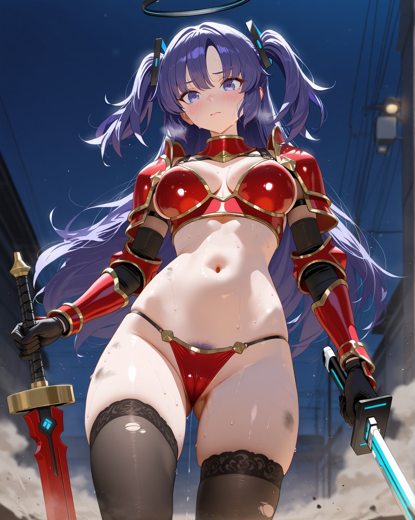 AI Porn - 碧蓝档案 早濑优香比基尼群交 AI 图库 153P