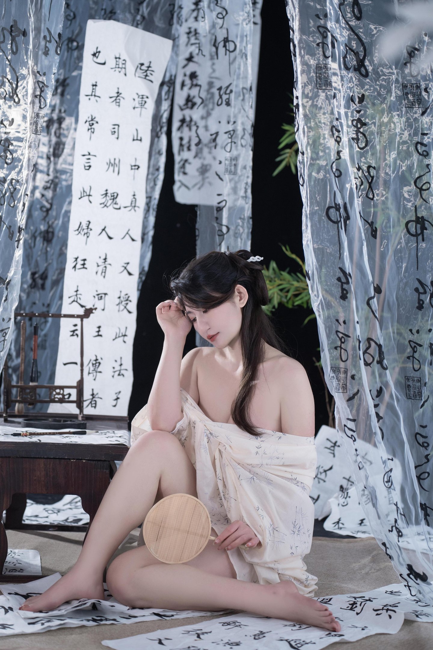 [Private Collection] Xinglan is called Lanmei by Lan - Longing: Sheer Study Room Stickers, Ancient Style Private Collection 92P6V