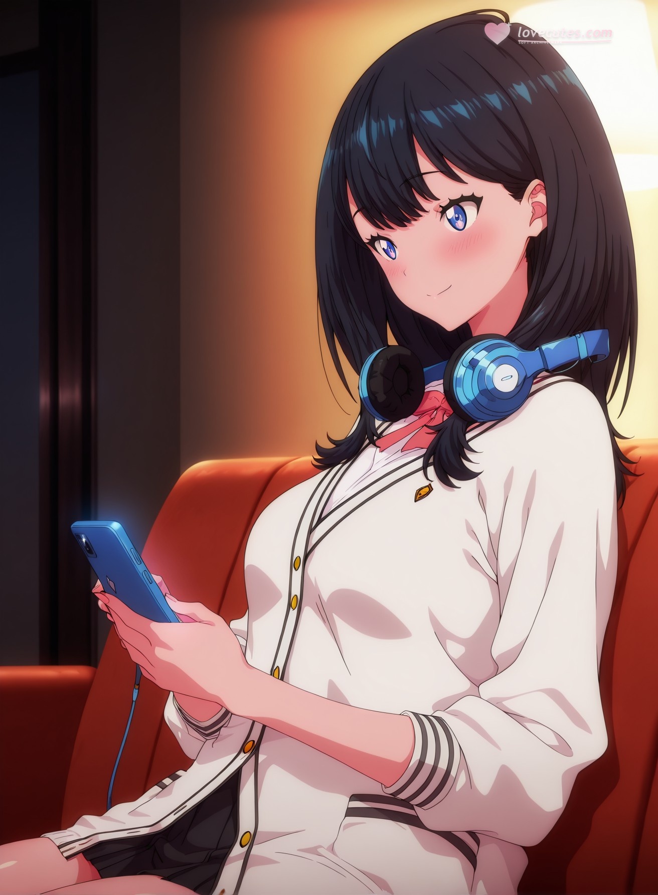 AI Generated Anime Girl - SSSS.GRIDMAN 宝多六花：学生装紧身衣露穴 177P