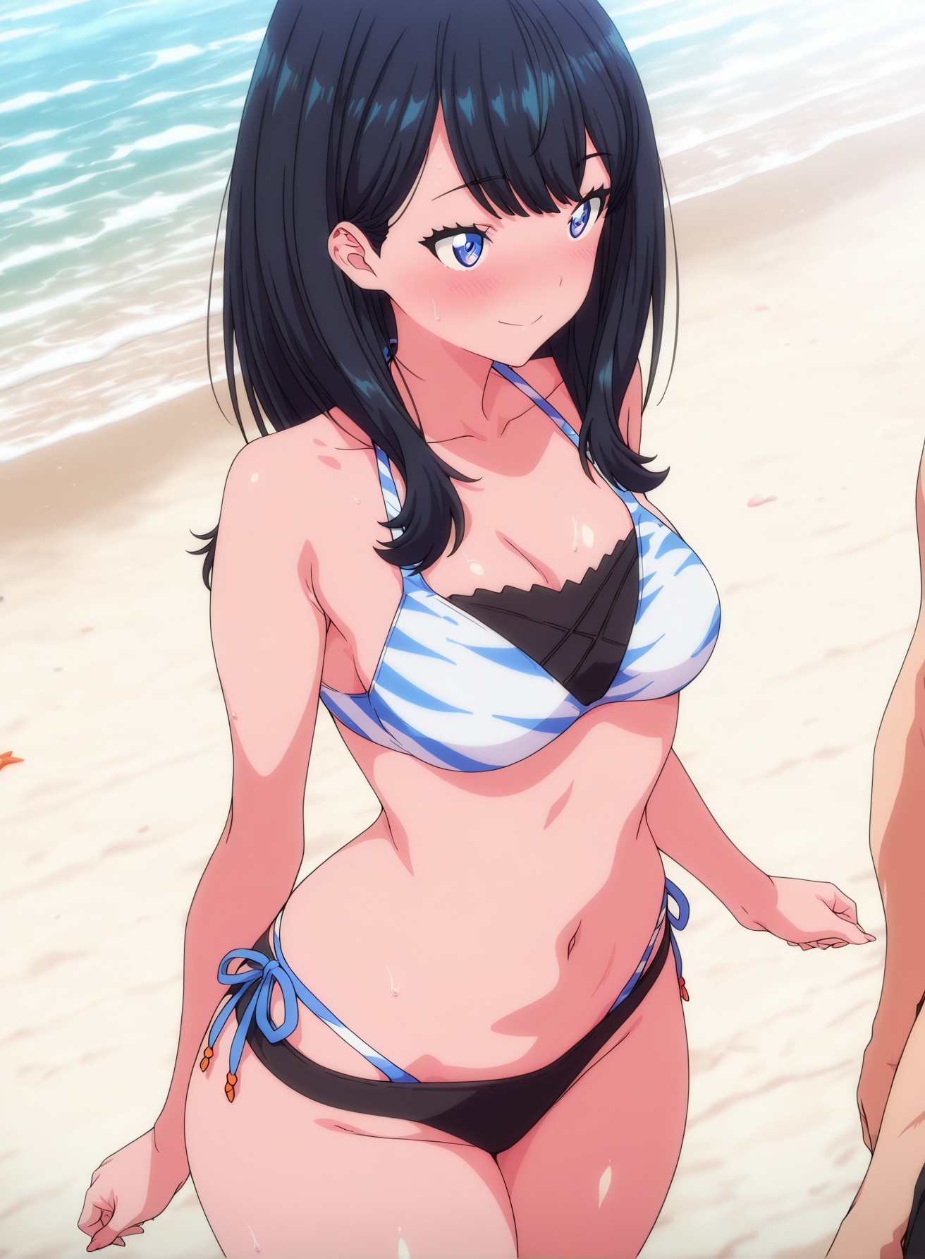 AI Generated Anime Girl - SSSS.GRIDMAN 宝多六花：学生装紧身衣露穴 177P