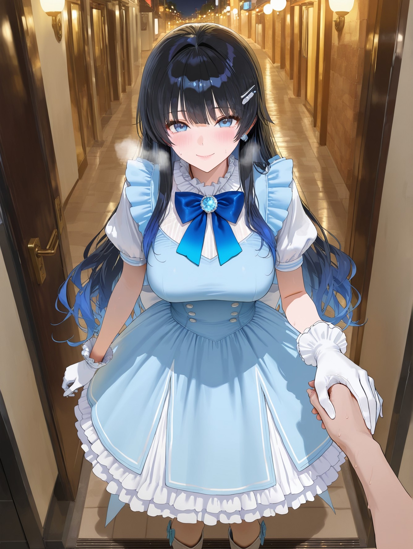'Anime Girl Do AI Tạo Ra - YouTuber Ảo 七海うらら: Bộ Ảnh Đen Siêu Mỏng 164P'