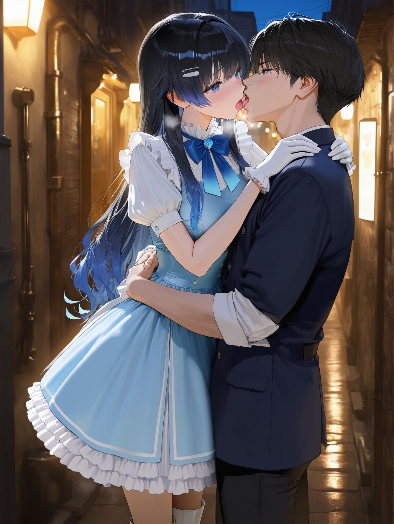 'Anime Girl Do AI Tạo Ra - YouTuber Ảo 七海うらら: Bộ Ảnh Đen Siêu Mỏng 164P'