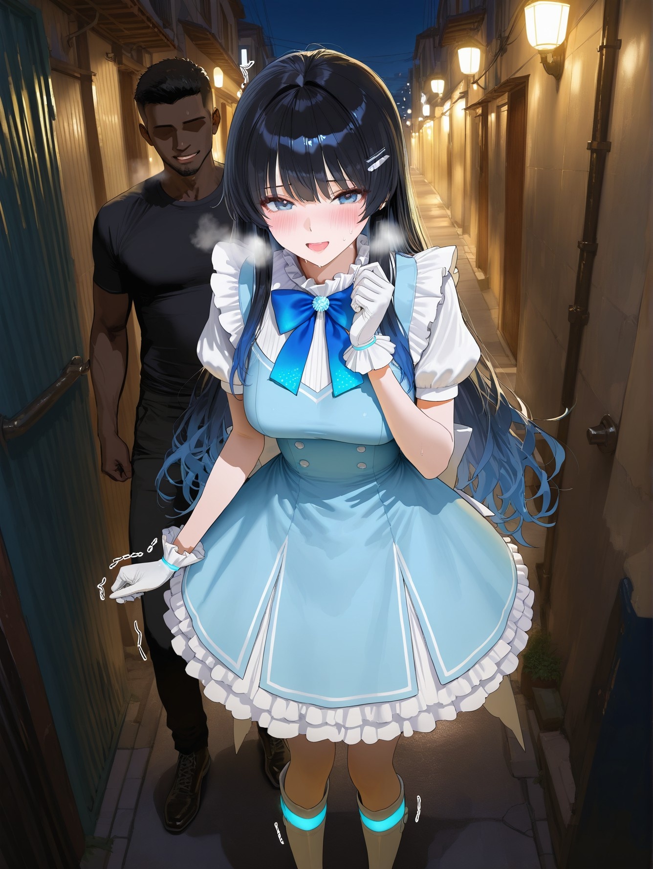 'Anime Girl Do AI Tạo Ra - YouTuber Ảo 七海うらら: Bộ Ảnh Đen Siêu Mỏng 164P'