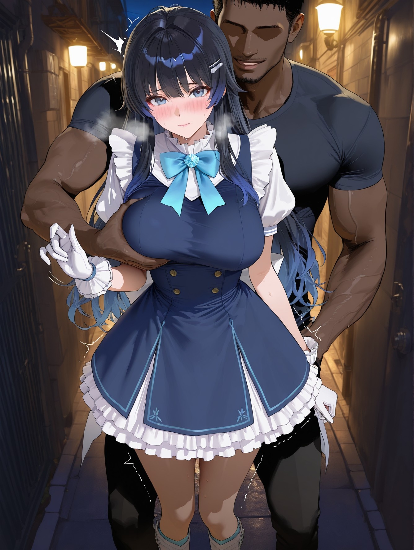 'Anime Girl Do AI Tạo Ra - YouTuber Ảo 七海うらら: Bộ Ảnh Đen Siêu Mỏng 164P'
