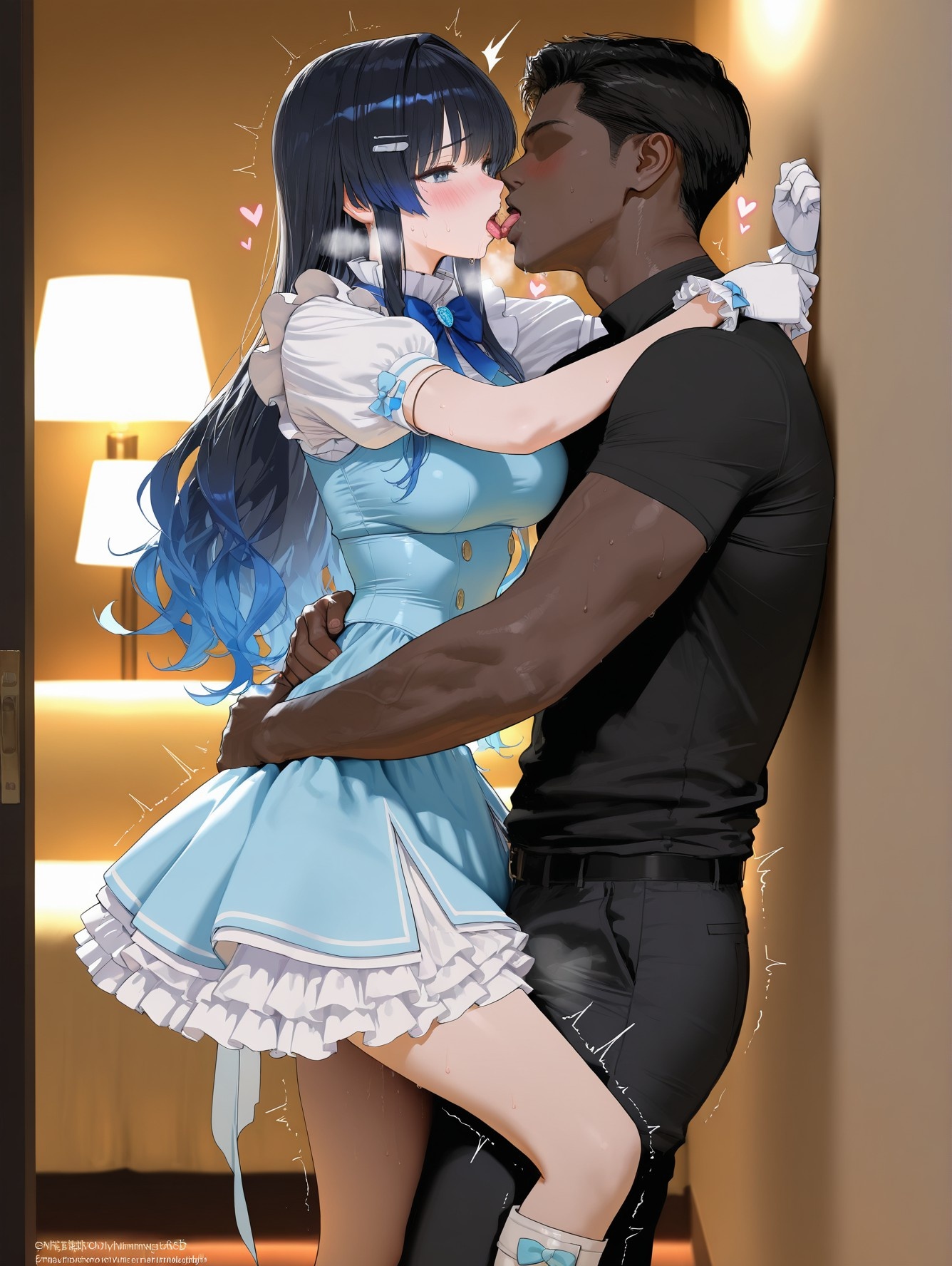 'Anime Girl Do AI Tạo Ra - YouTuber Ảo 七海うらら: Bộ Ảnh Đen Siêu Mỏng 164P'