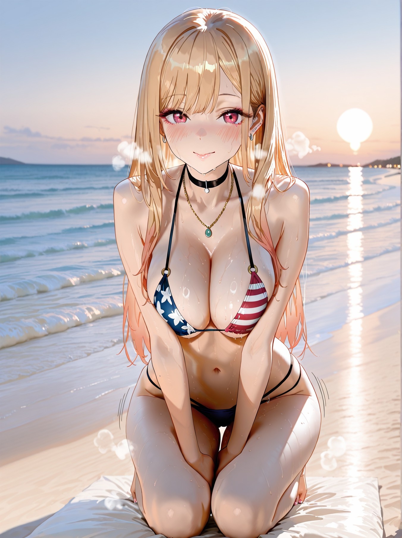 AI Generated Anime Girl - 更衣人偶坠入爱河 喜多川海梦 Vol.2：学生装紧身衣露穴 128P