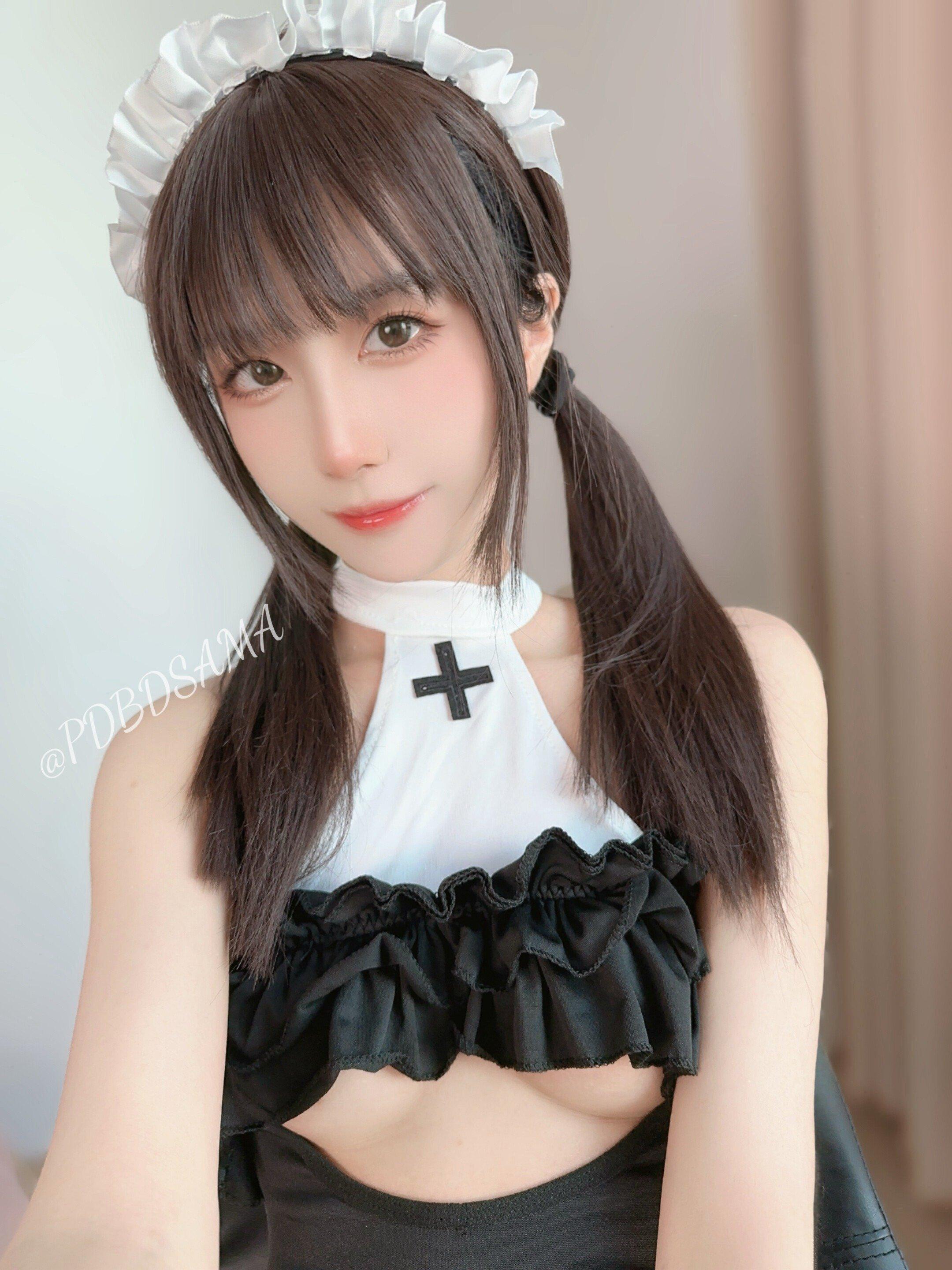 [私房] พุดดิ้งสูตรเด็ด - ช็อกโกแลตกล่อง: กระต่ายสาวในชุดดำสุดเซ็กซี่ 97P6V