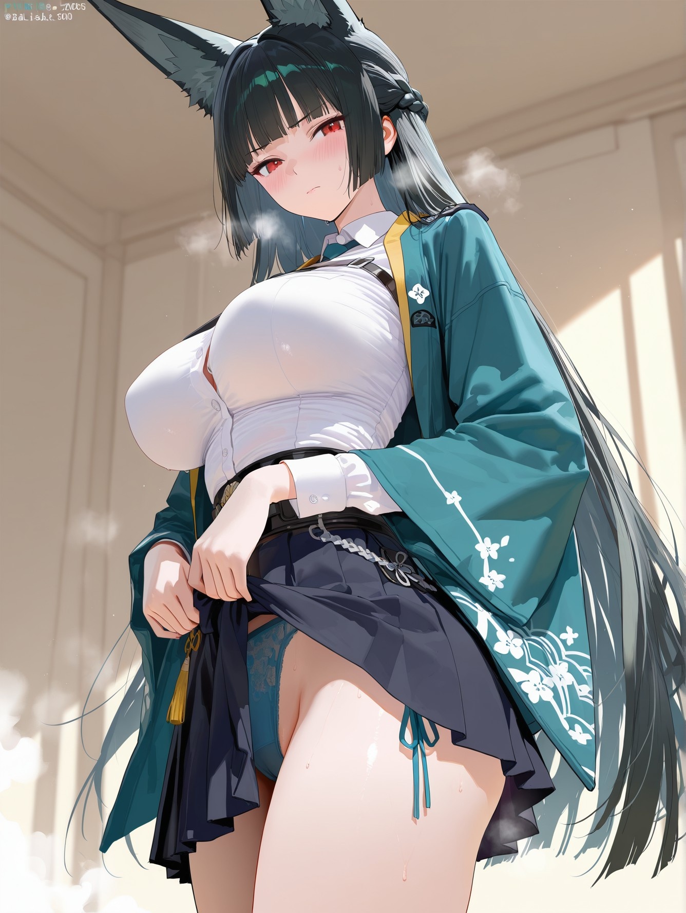 Cô Gái Anime Tạo Bởi AI - 绝区零 星见雅: Ẩm Ướt & Lộ Diện 155P