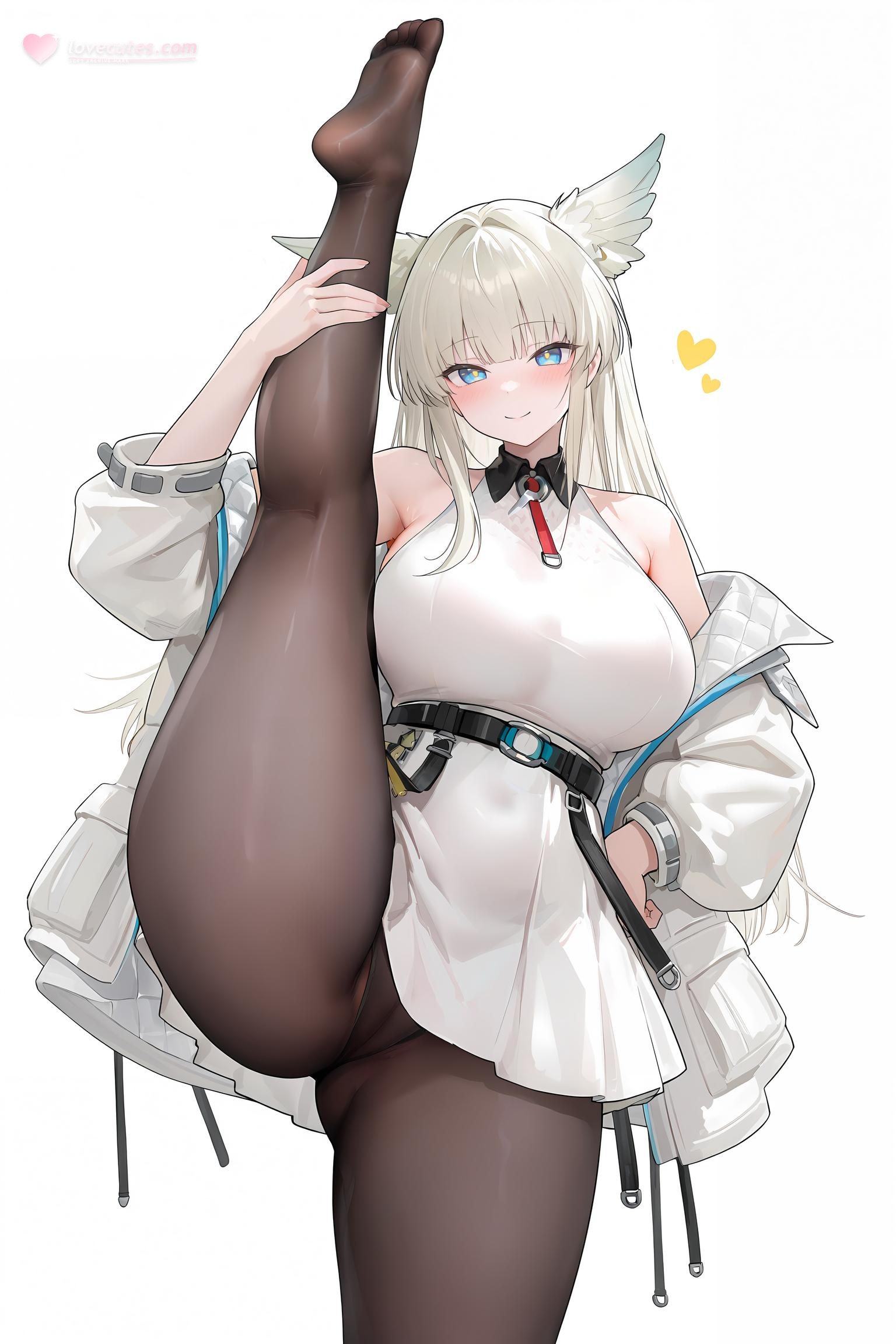 AI Generated Anime Girl - Pixiv 光怪陆离 Vol.6：巨乳黑丝护士海滩混合大尺度 107P