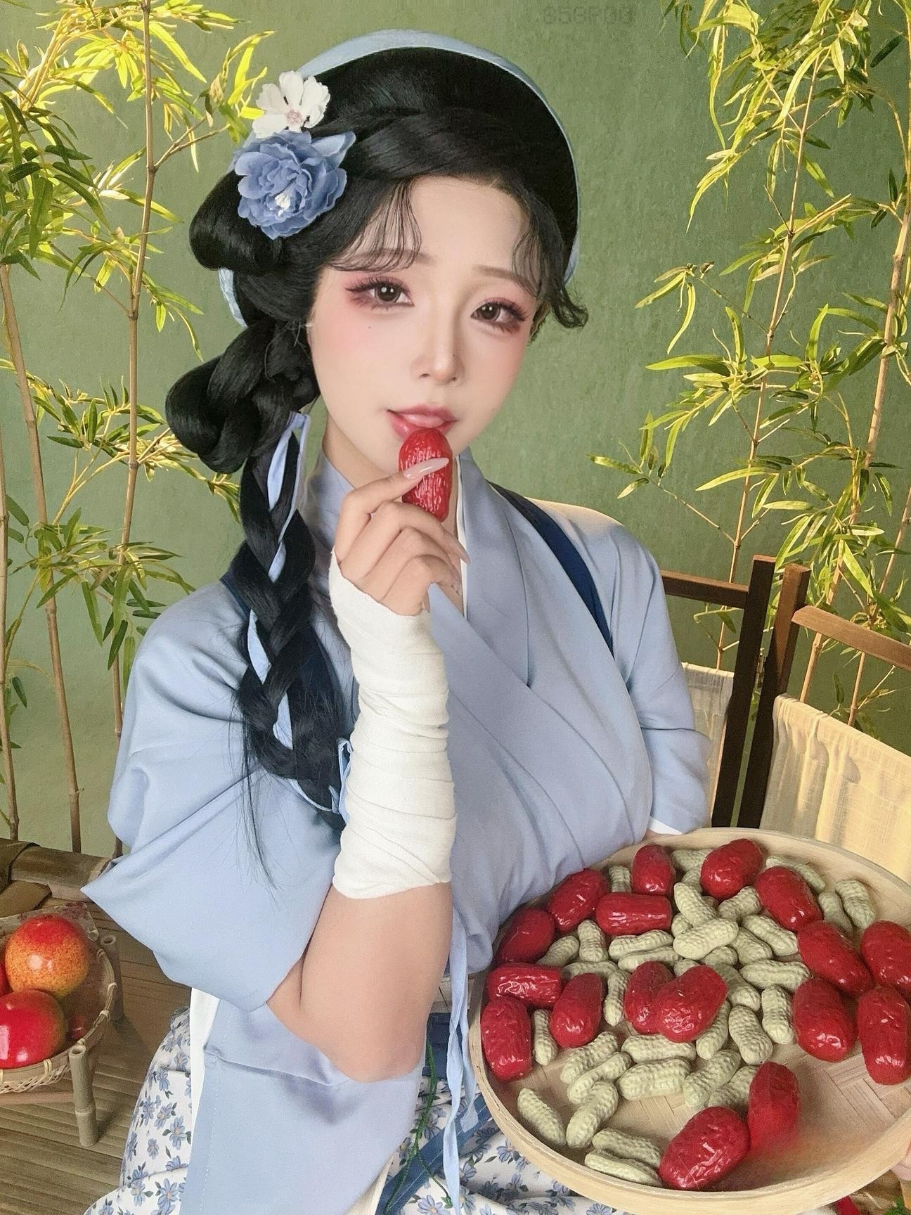 '[私房] yuuhui玉汇 - Cuộc Sống Nông Thôn: Nội Y Ren Rũ Rạc Mông Lộ 48P'