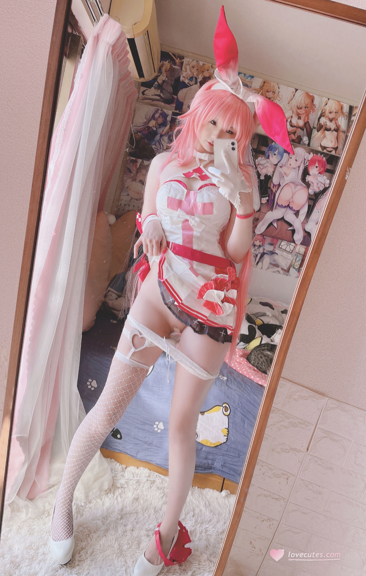 [cosplay] Tập Ngai Ngai - Bát Trọng Anh: Y tá phấn thỏ lộ điểm quy mô lớn trở lại 22P1V