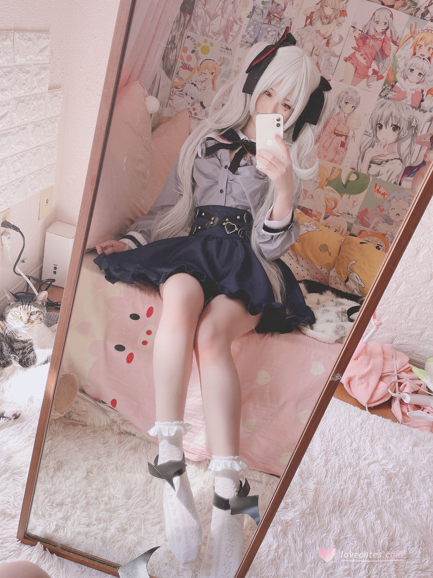 [cosplay] 习呆呆 - 原神 枫原万叶：吸血鬼露点大尺度还原 21P2V