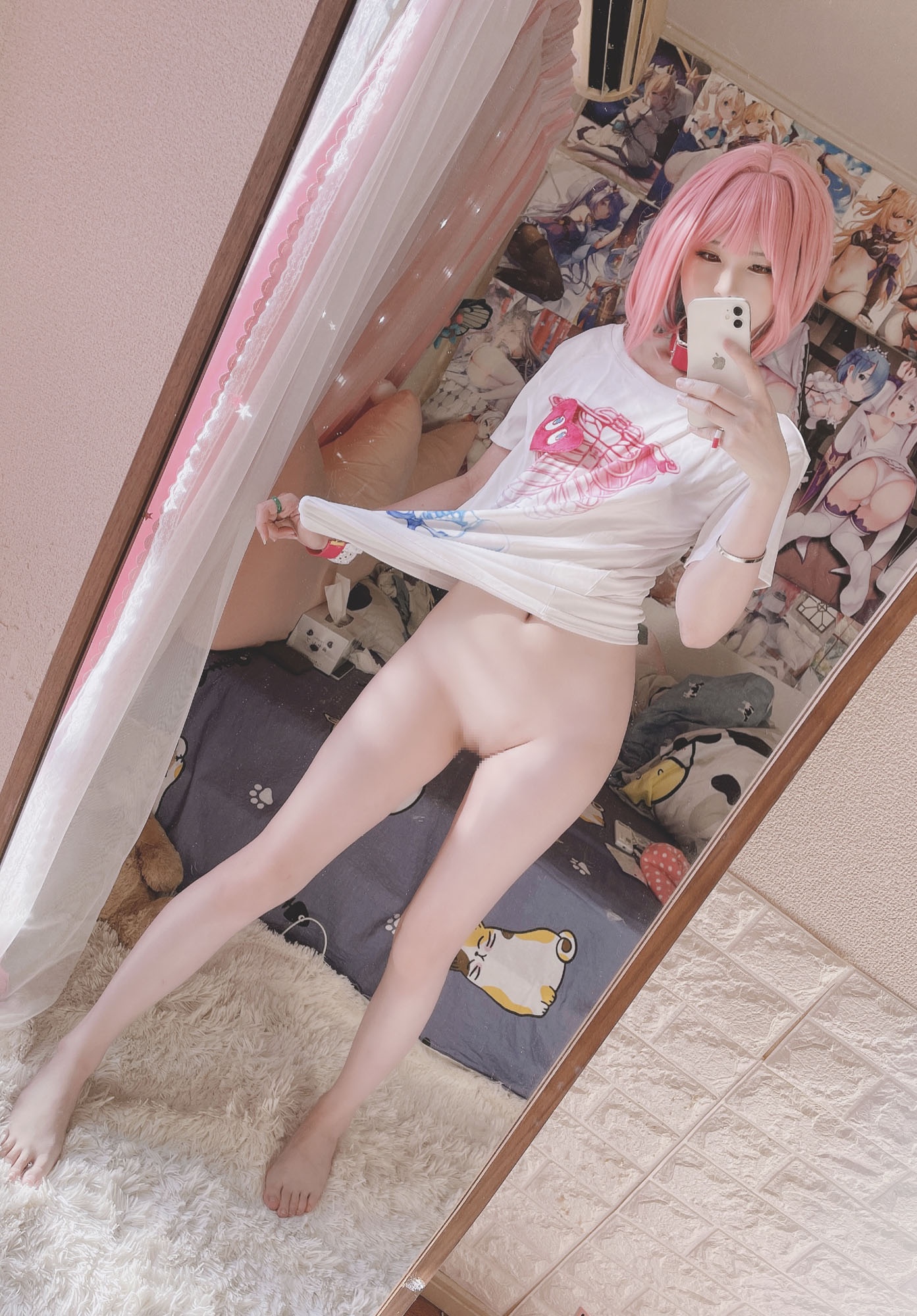 [cosplay] 习呆呆 - 梦见璃亚梦：露点裸拍大尺度还原 13P1V