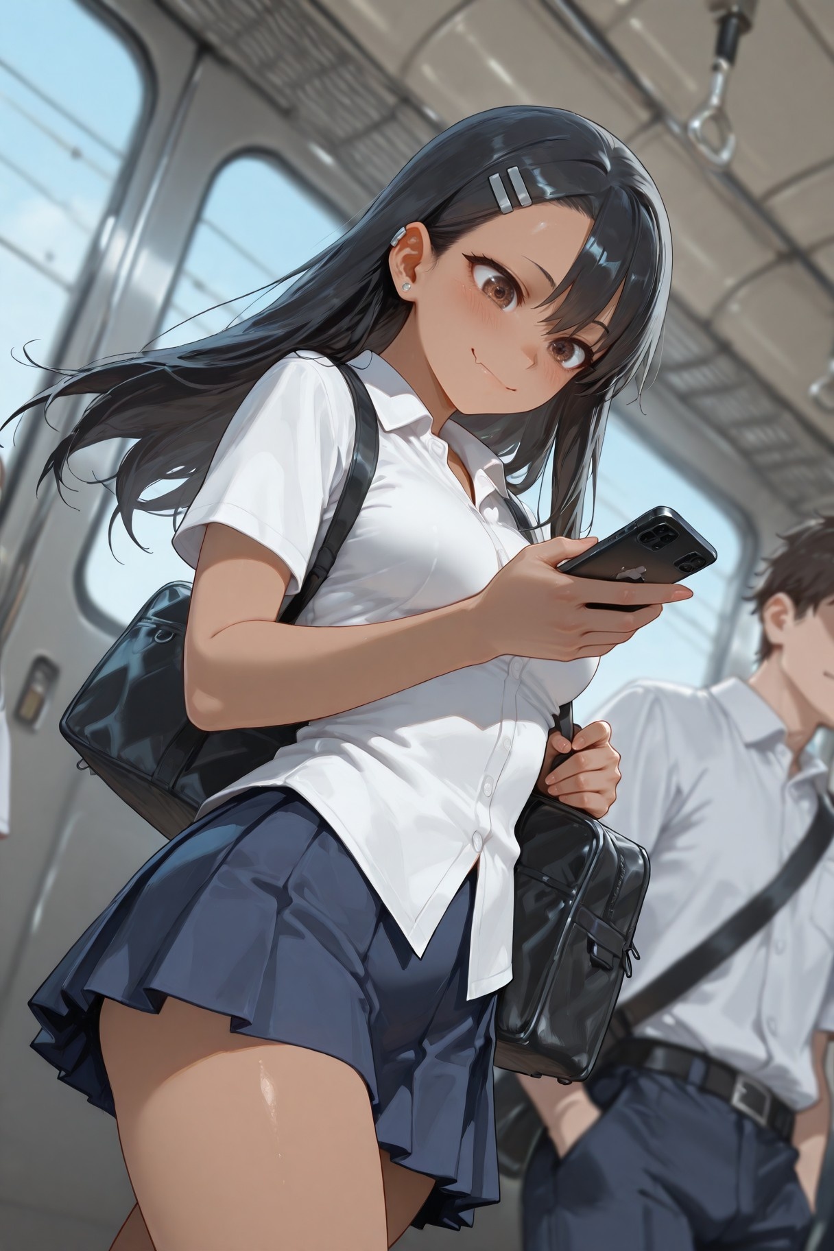 AI สร้างอนิเมะสาว - 不要欺负我，长瀞同学 长瀞早濑：ชุดนักเรียนเปียกโชก 415P