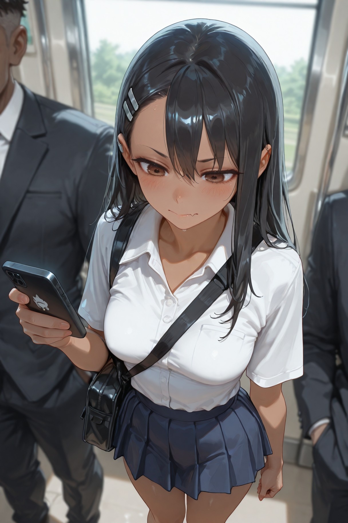 AI สร้างอนิเมะสาว - 不要欺负我，长瀞同学 长瀞早濑：ชุดนักเรียนเปียกโชก 415P