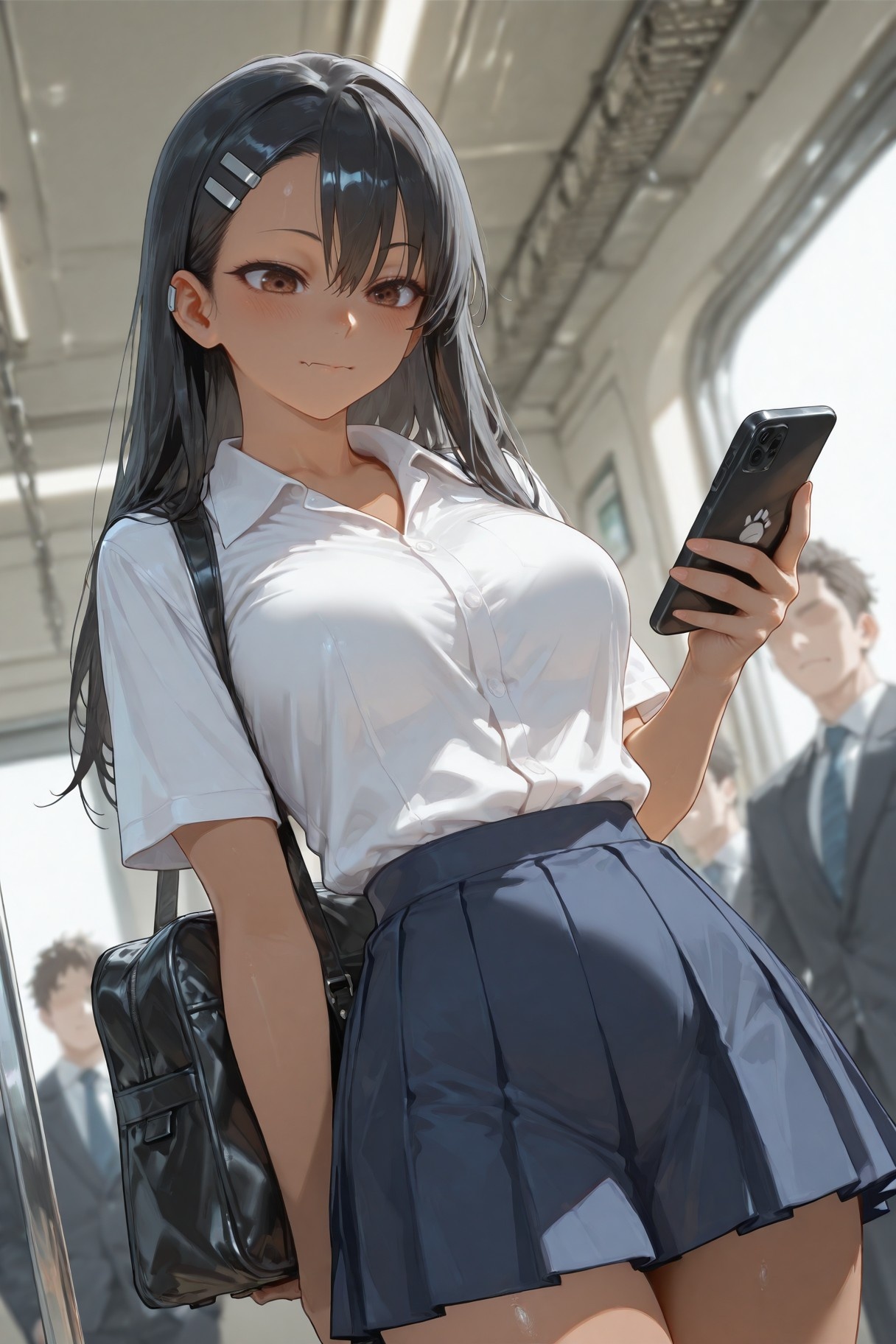 AI สร้างอนิเมะสาว - 不要欺负我，长瀞同学 长瀞早濑：ชุดนักเรียนเปียกโชก 415P