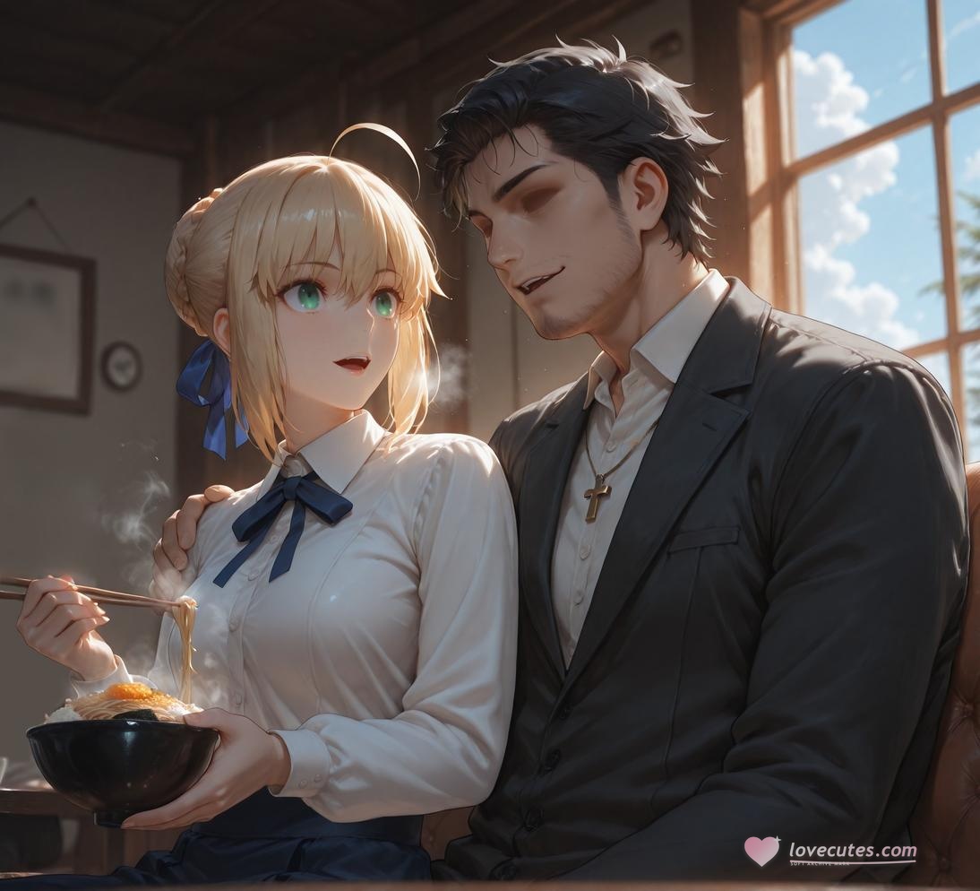 Cô Gái Anime Tạo Bởi AI - Fate·stay night 阿尔托莉雅·潘德拉贡: Hình Ảnh Đen 326P