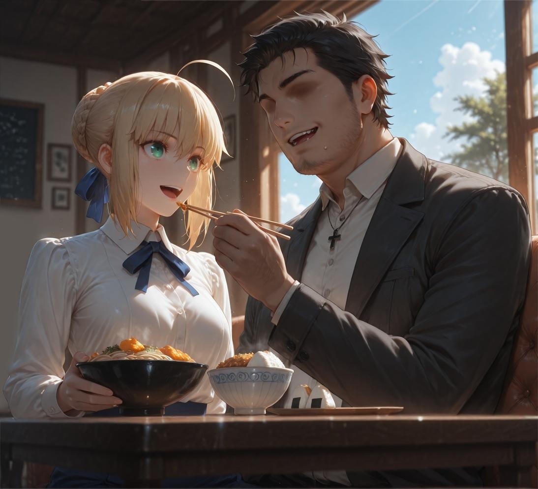 Cô Gái Anime Tạo Bởi AI - Fate·stay night 阿尔托莉雅·潘德拉贡: Hình Ảnh Đen 326P