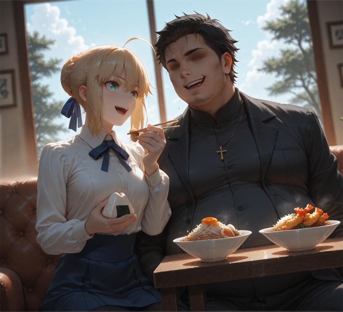 Cô Gái Anime Tạo Bởi AI - Fate·stay night 阿尔托莉雅·潘德拉贡: Hình Ảnh Đen 326P