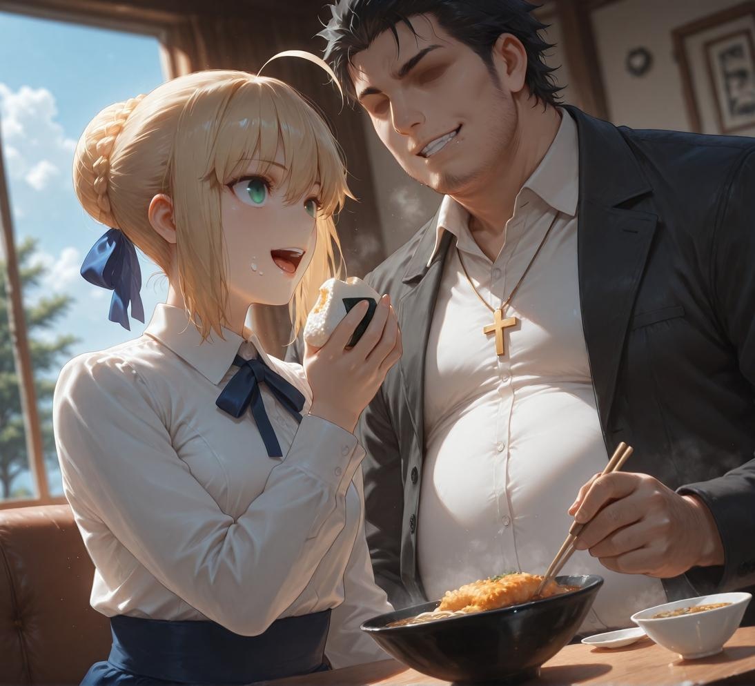 Cô Gái Anime Tạo Bởi AI - Fate·stay night 阿尔托莉雅·潘德拉贡: Hình Ảnh Đen 326P