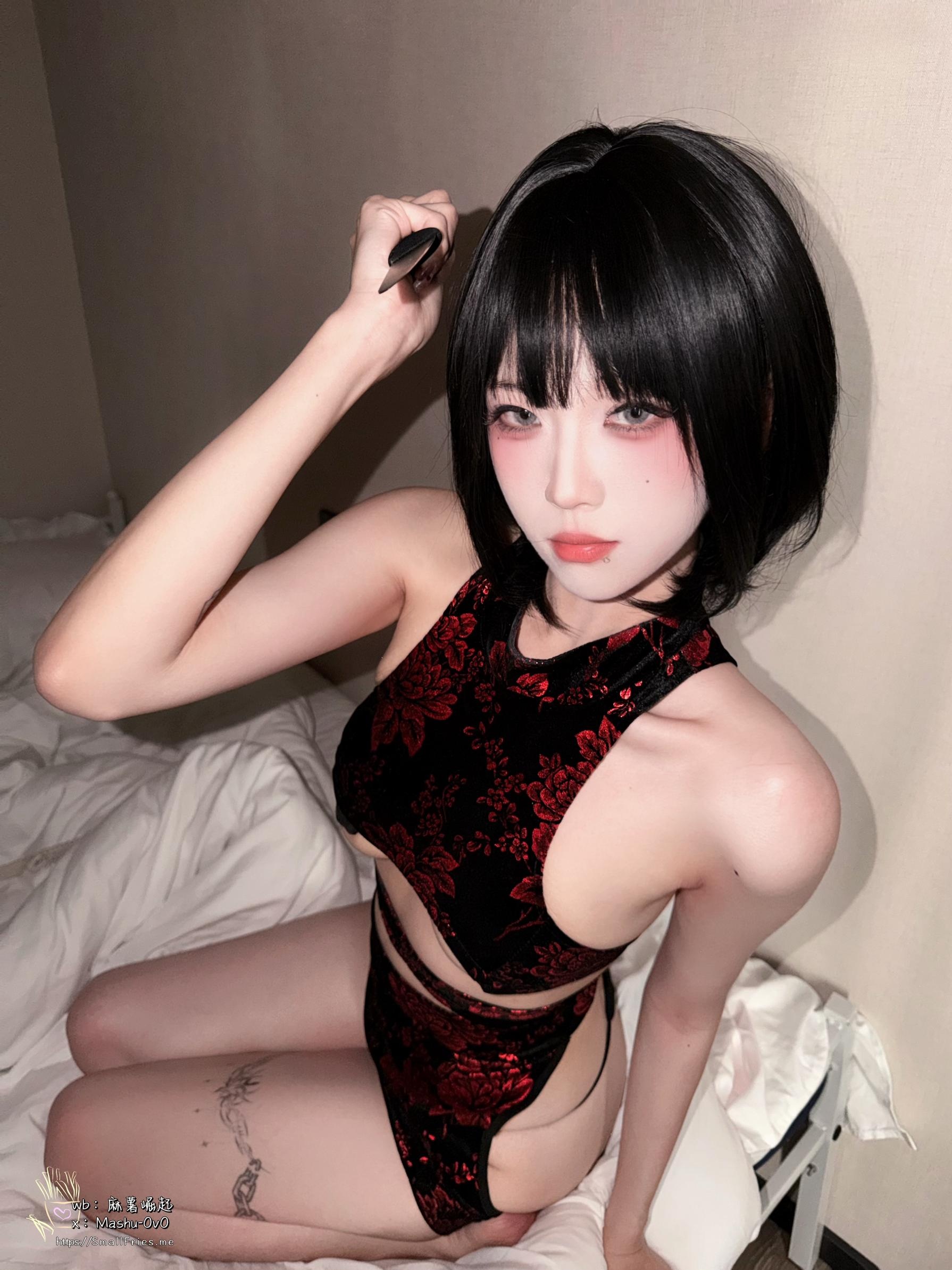 [私房] 麻薯好吃 - 3月随手拍：多套内衣制服居家自拍 黑丝美腿 80P