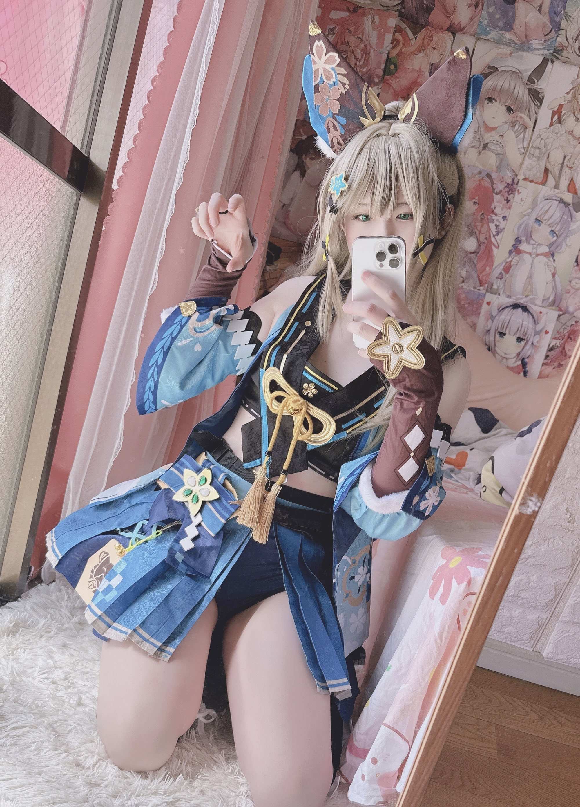 [cosplay] 习呆呆 - 原神 绮良良：翘臀露点大尺度还原 24P2V