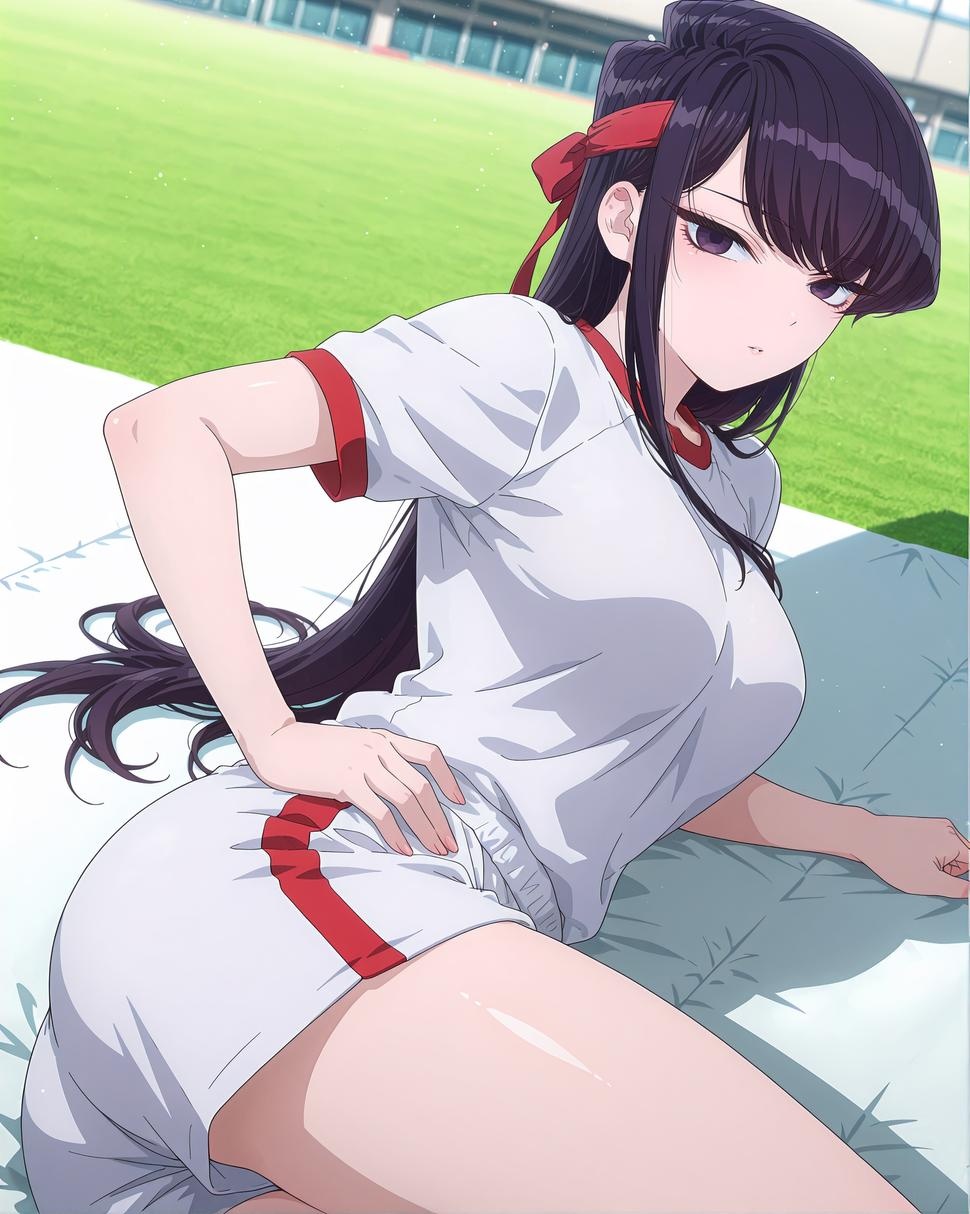 Cô gái anime do AI tạo ra - Komi Shouko：黑发私房露穴 30P