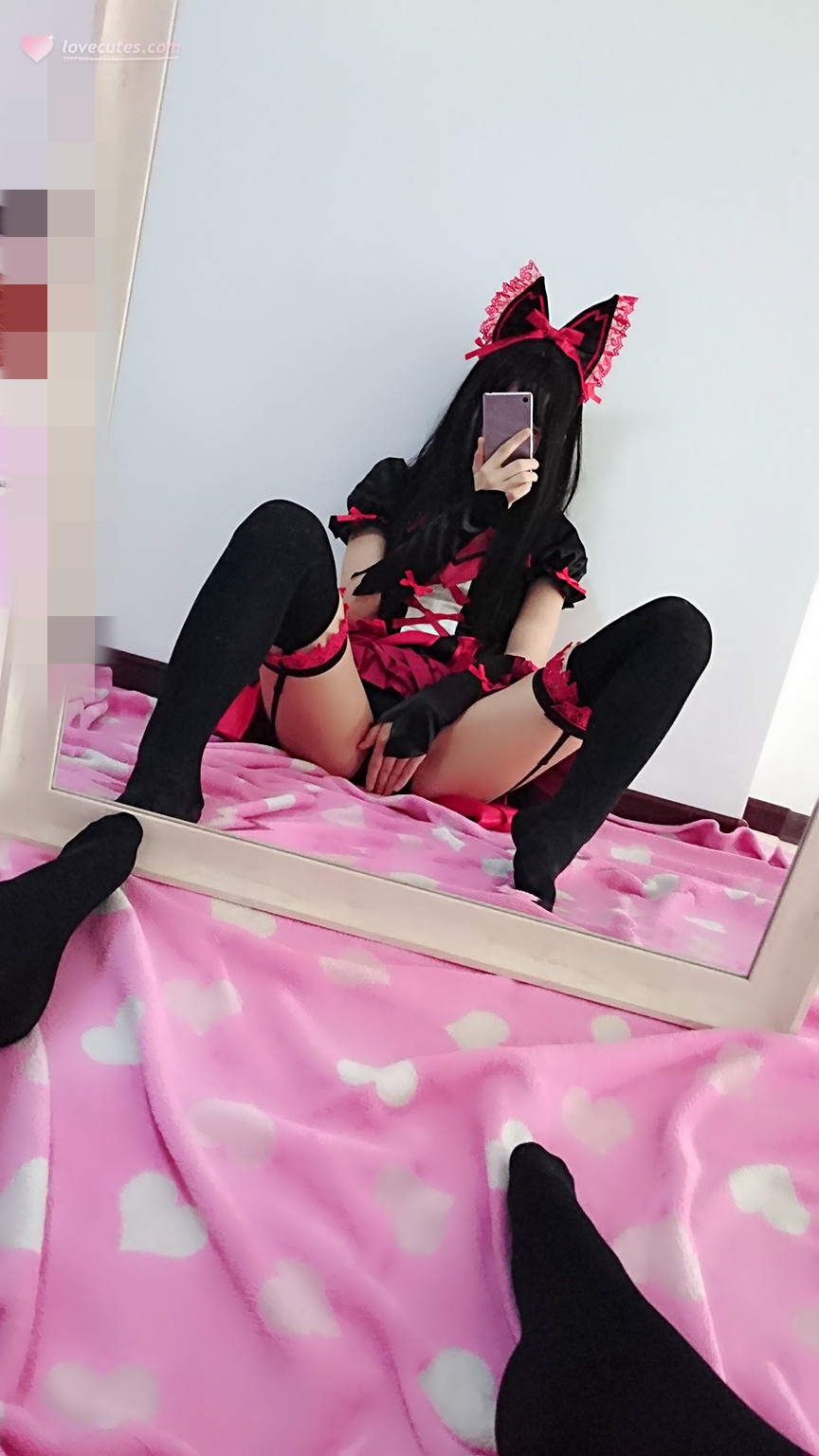 [cosplay] 习呆呆 - 萝莉麦丘利：哥特黑丝露点还原 29P