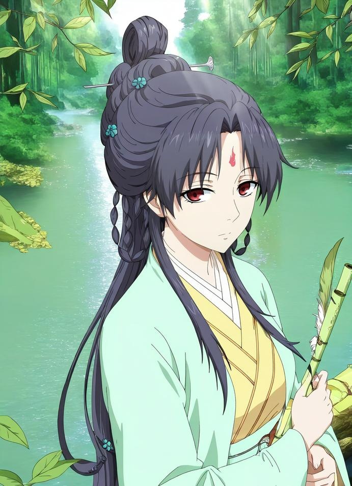 AI Generated Anime Girl - 东方淮竹：紧身衣床拍露穴 109P