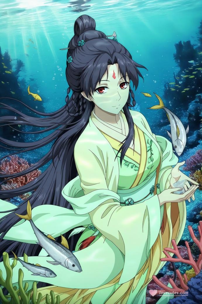AI Generated Anime Girl - Đông Phương Hoài Trúc：trang phục ôm sát chụp trên giường lộ穴 109P