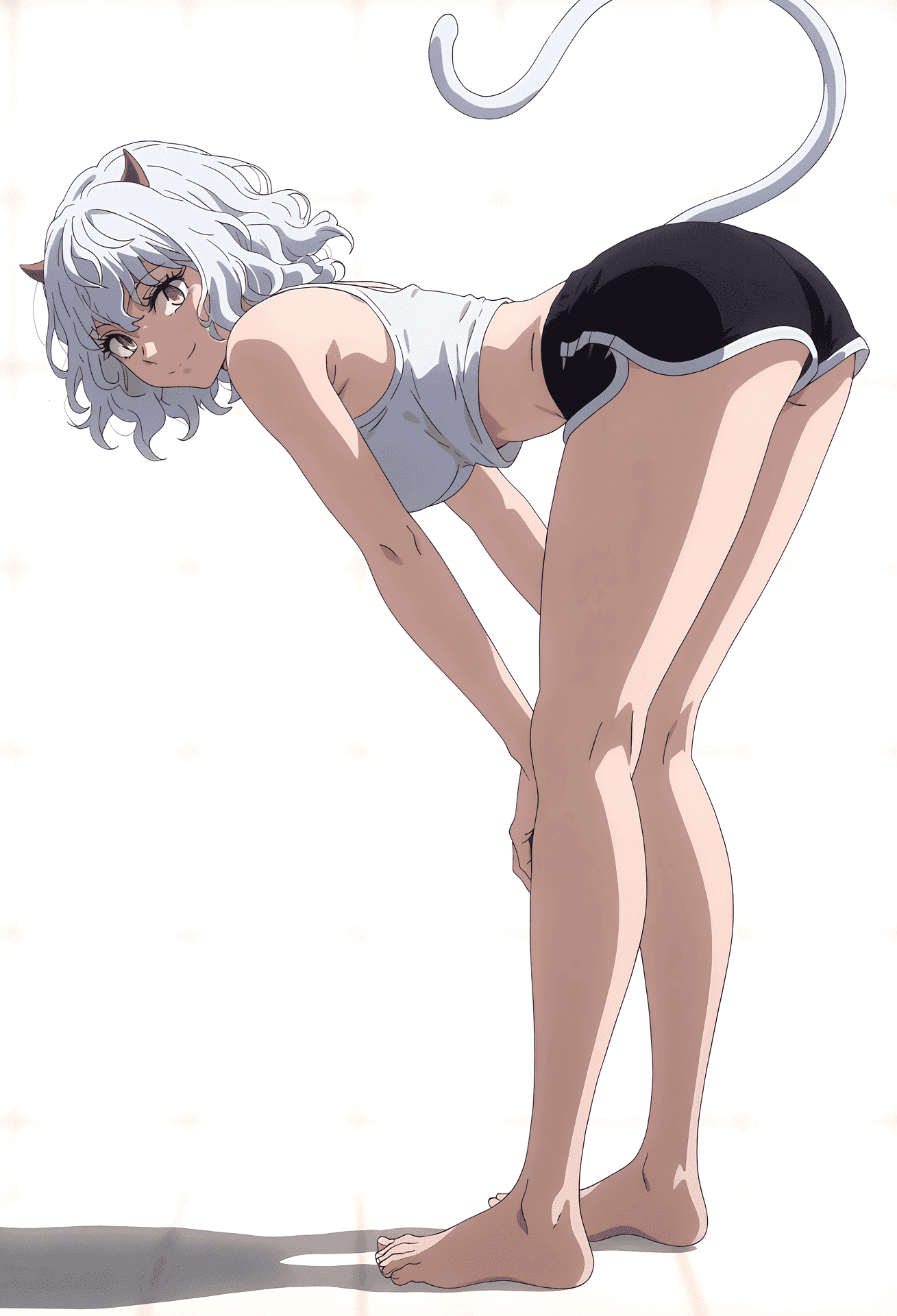 AI Generated Anime Girl - Hunter x Hunter Neferpitou: Tight Bodysuit Bikini with Exposed Crotch 29P