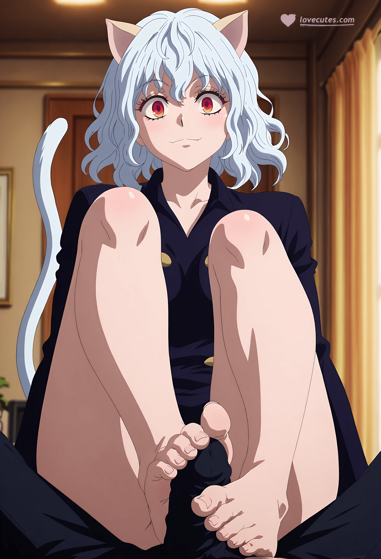 AI Generated Anime Girl - 全职猎人 尼飞比特：紧身衣比基尼露穴 29P