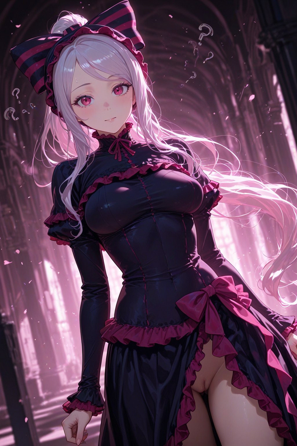 AI Generated Anime Girl - 夏提雅·布拉德弗伦：蕾丝内衣女仆装露穴 490P