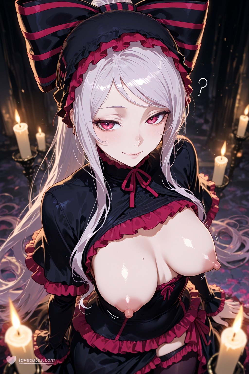 AI Generated Anime Girl - 夏提雅·布拉德弗伦：蕾丝内衣女仆装露穴 490P