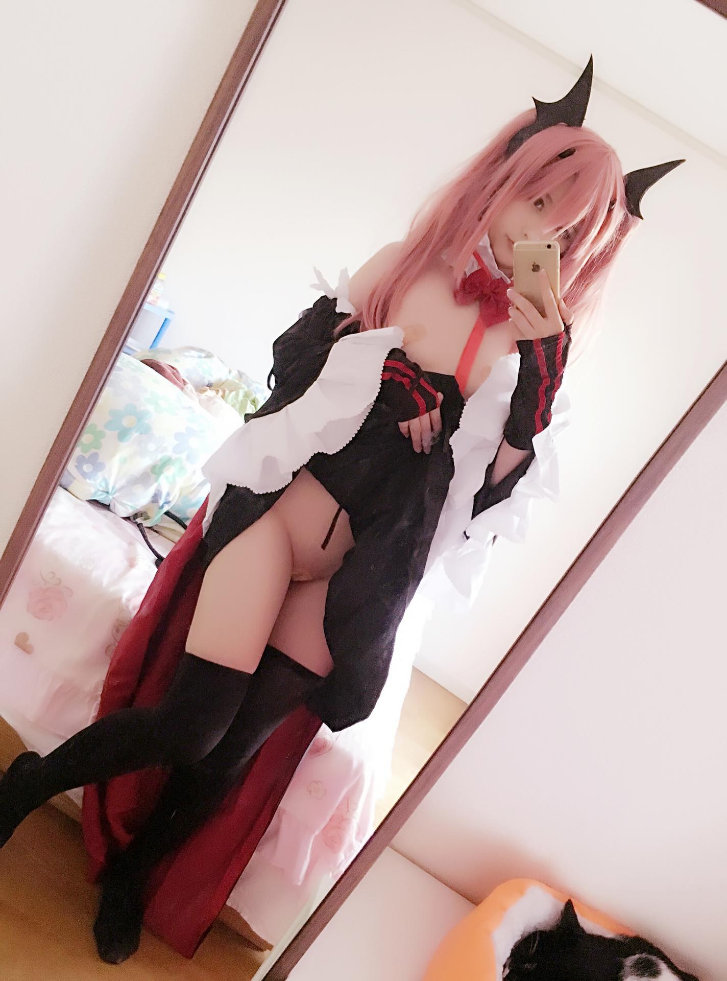 [cosplay] 习呆呆 - 克鲁鲁女王：粉发恶魔露点还原 36P2V